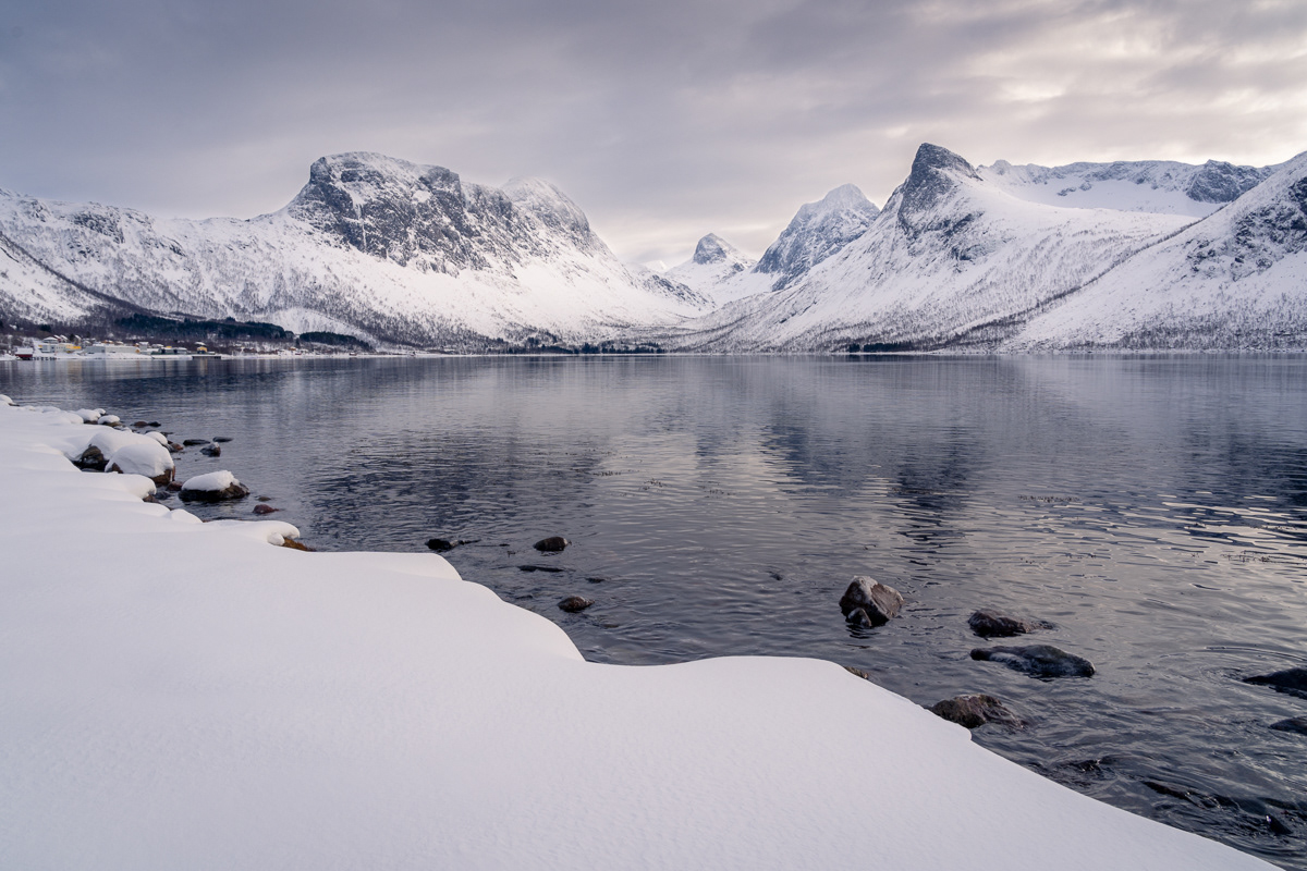 Mountaintops on Senja