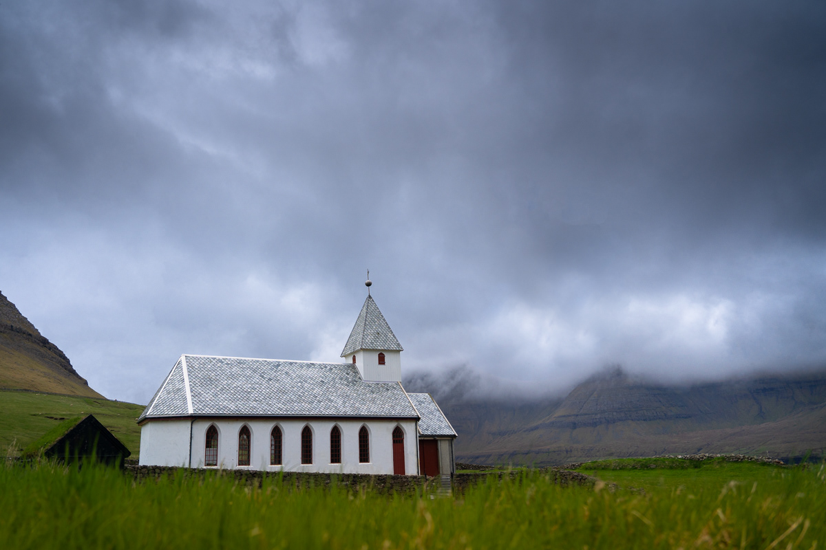 Church on the faroe islands