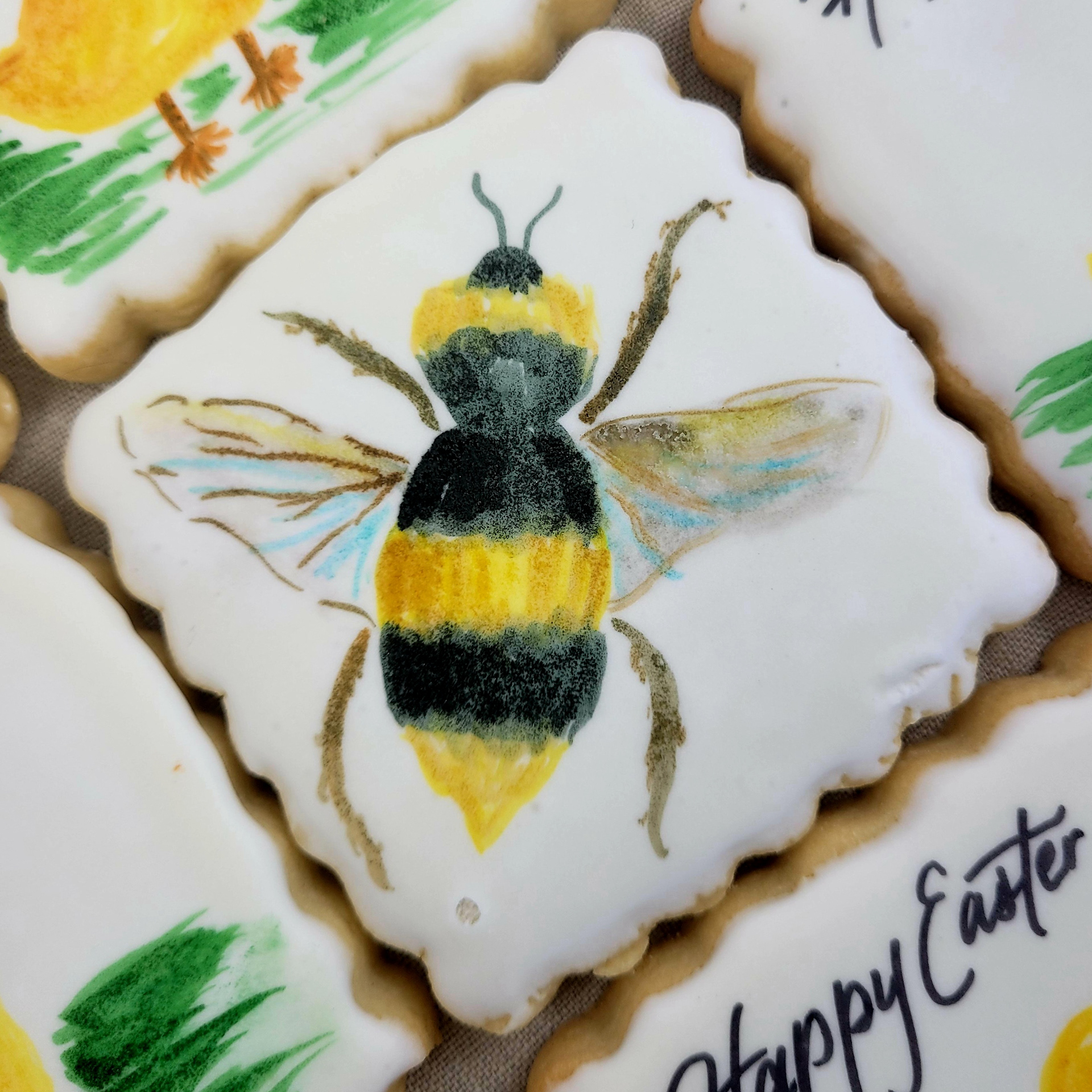 Honey Bee Cookie for Easter