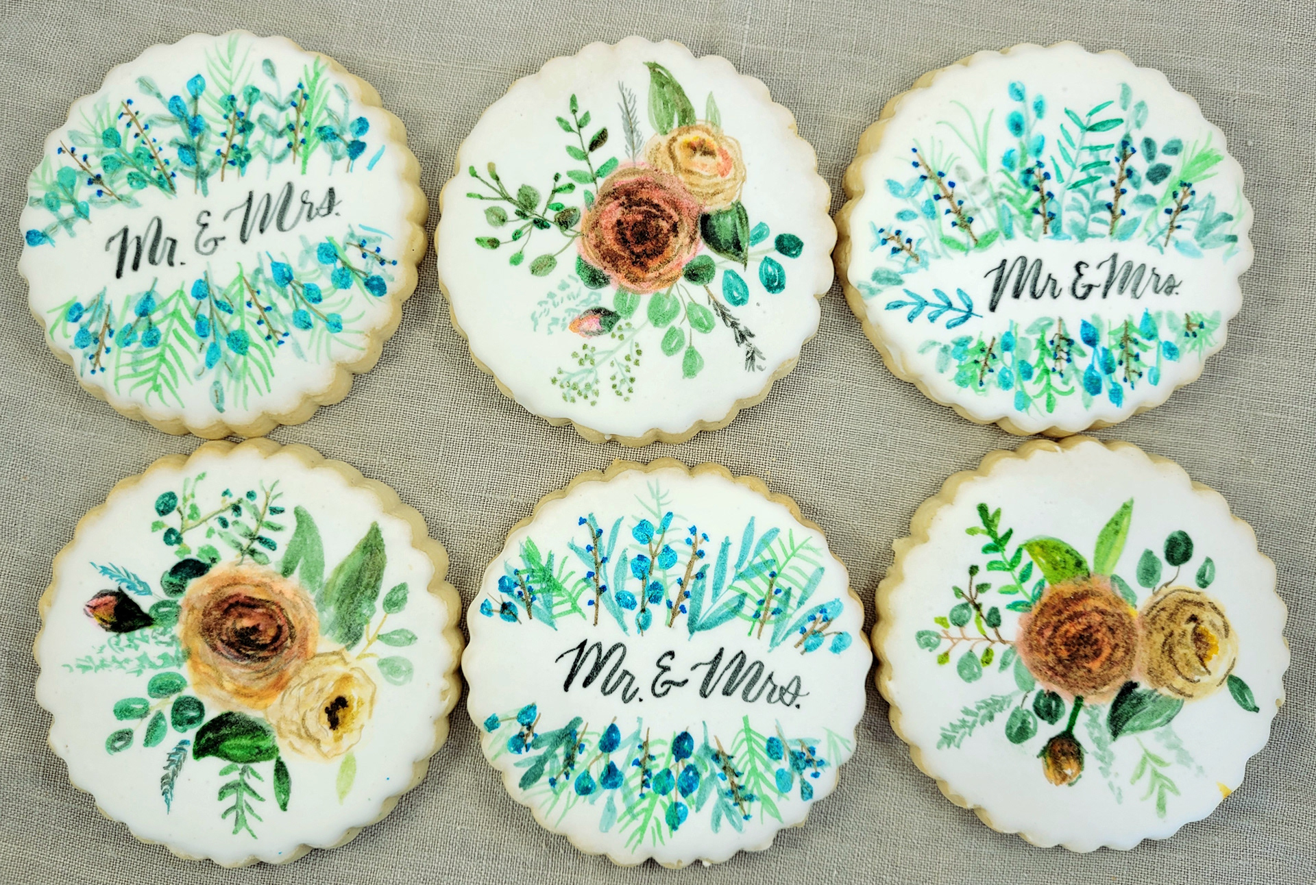 Custom Wedding Shower Cookies
