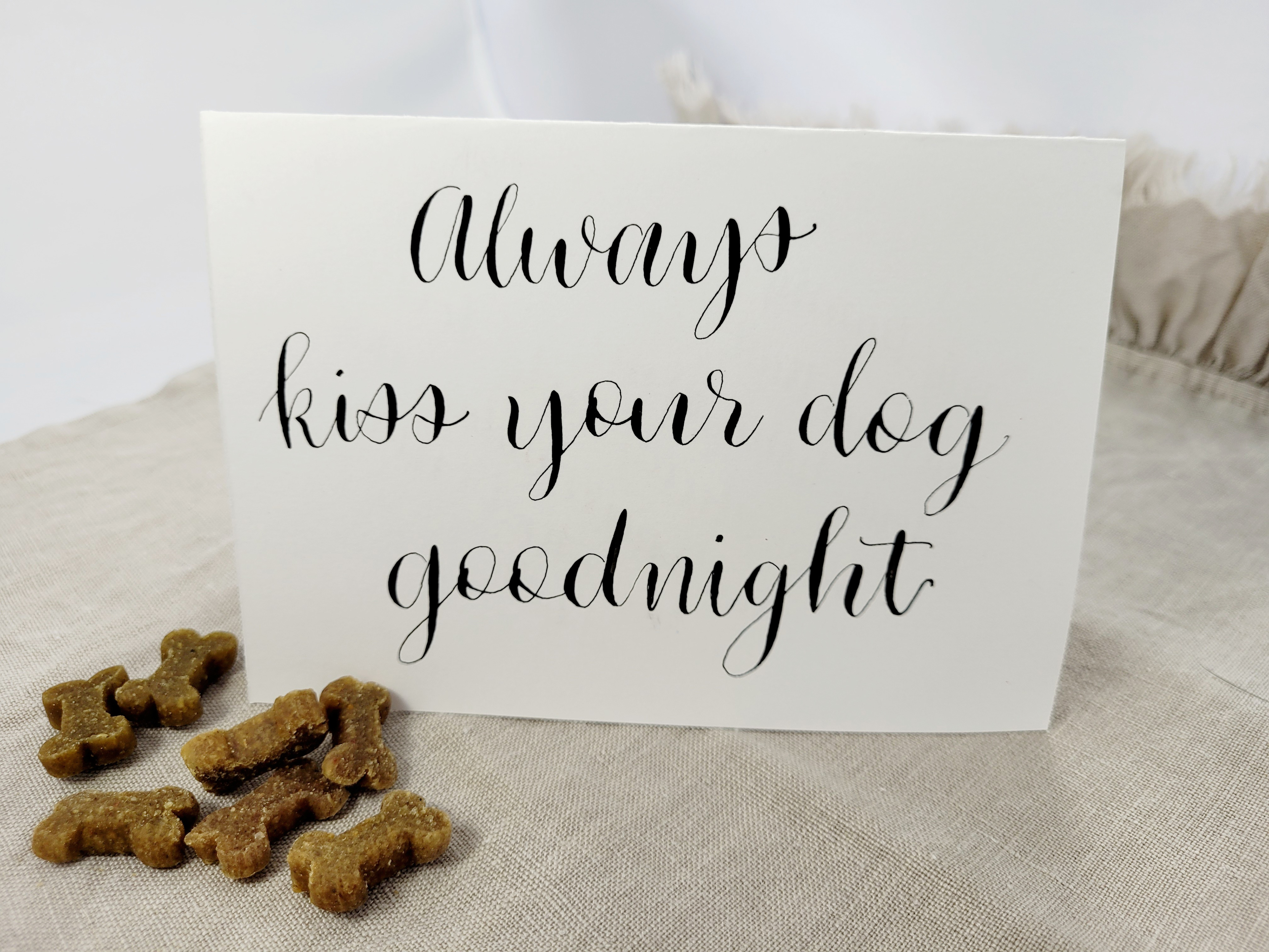 Dog Quote Custom Card