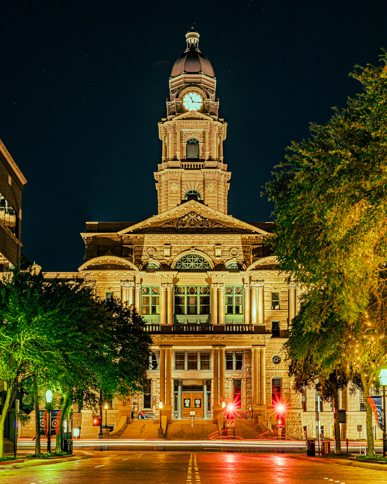 2022 - Tarrant County Courthouse, Fort Worth, Texas - digital photograph