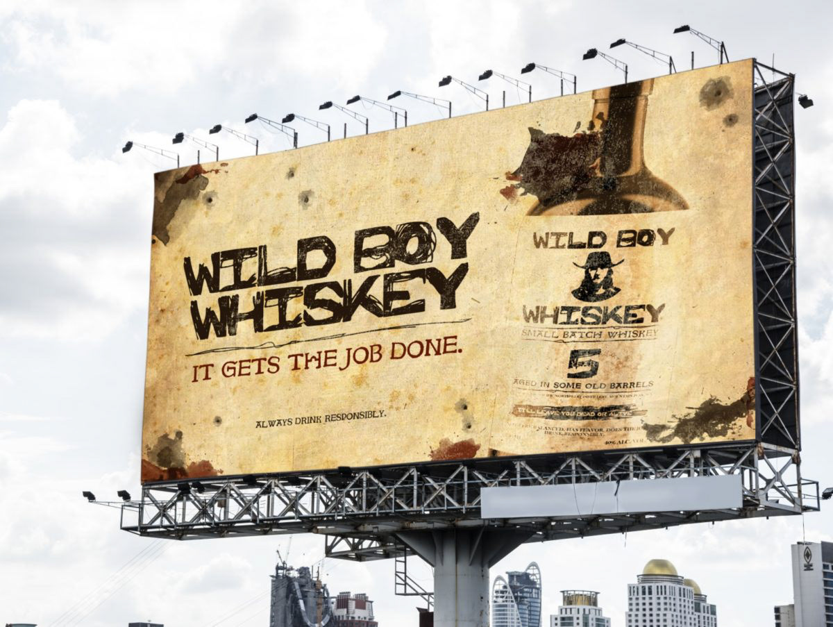 Mock billboard