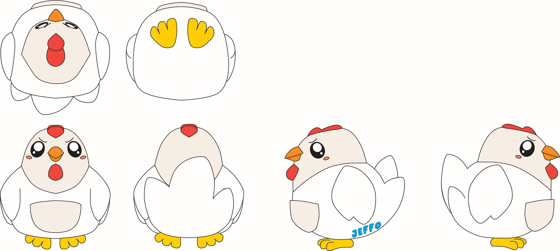 Chimken Vector Turnarounds