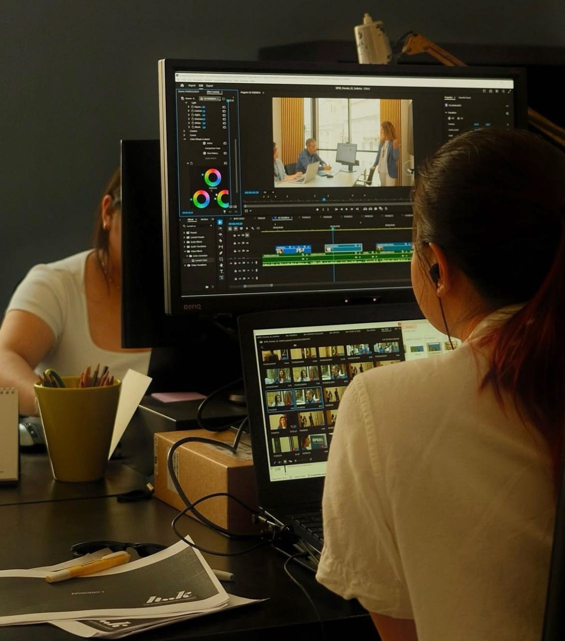 Video Editing for Corporate Commutation at Hook