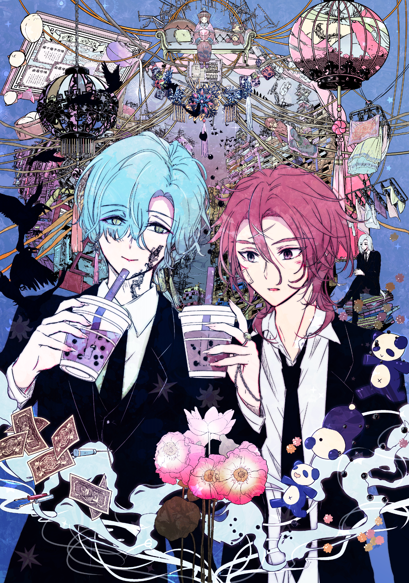 読み切り「九龍城のタピオカヤクザ」イメージイラスト