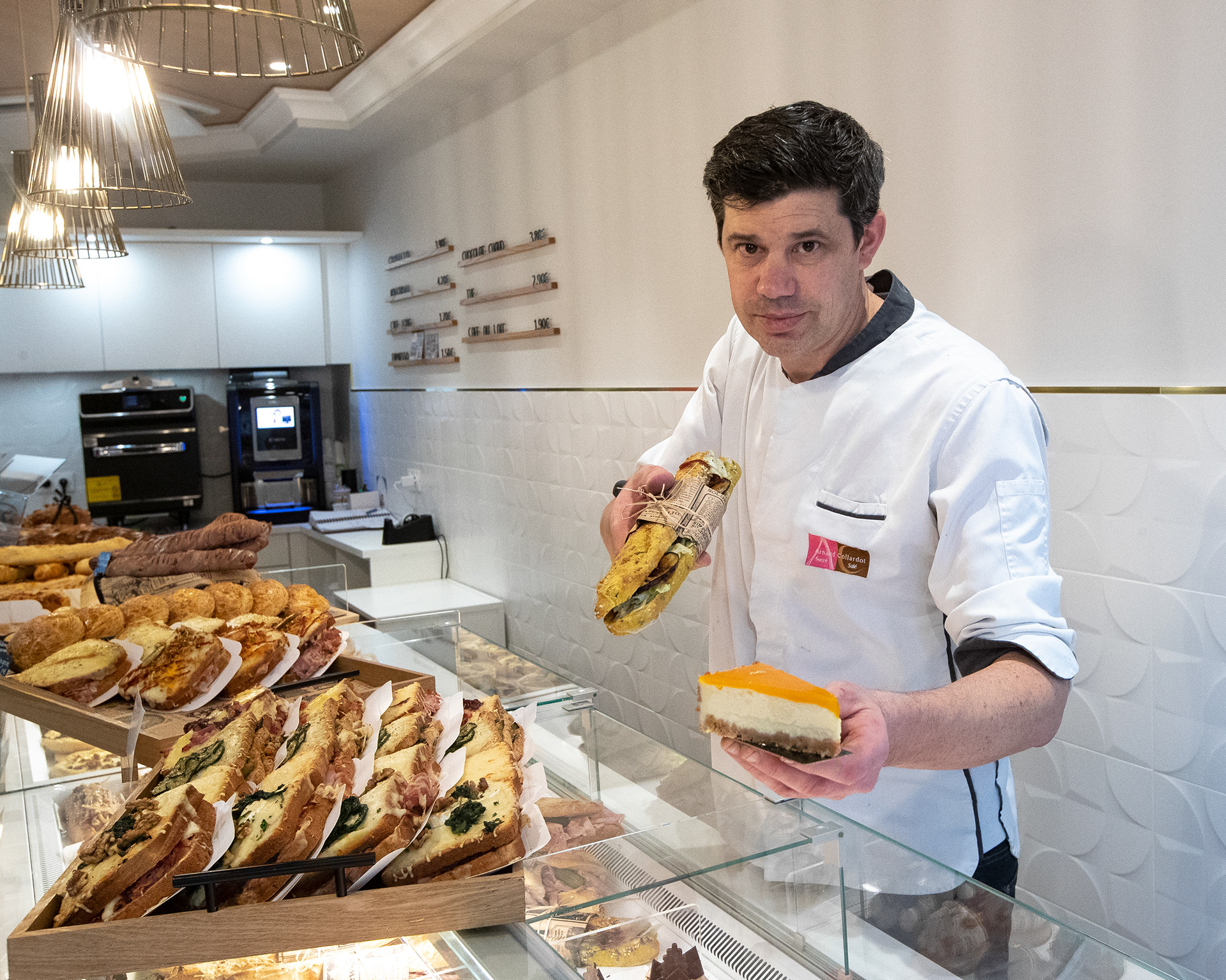 Le chef Arnaud COLLARDOT nous présente ses créations