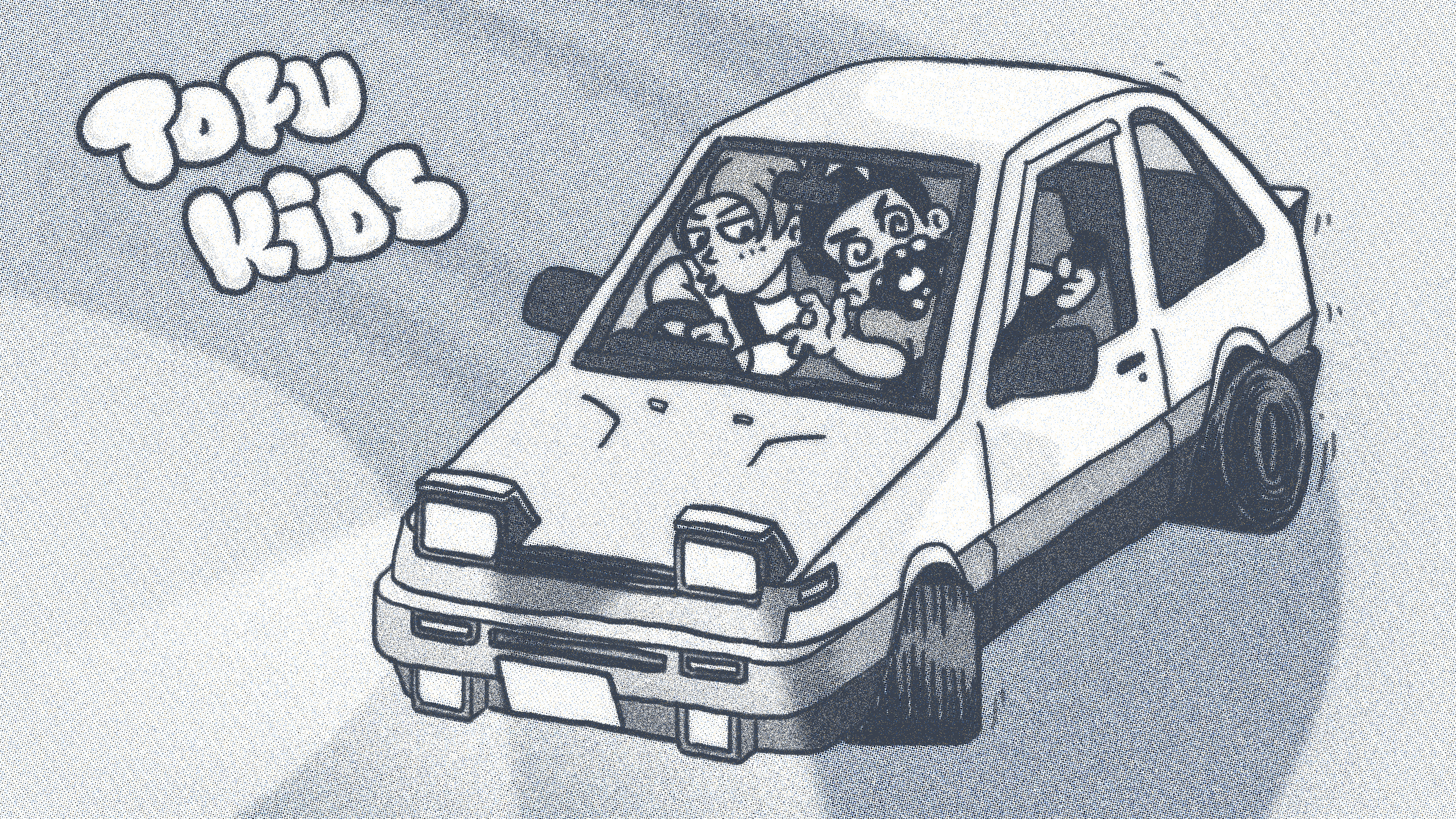 Initial D, but with stubby vehicles