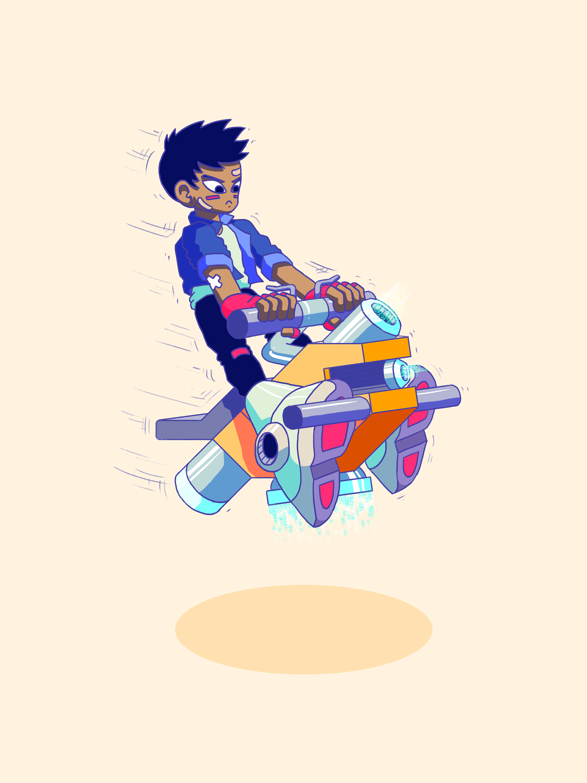 Hoverbike kid