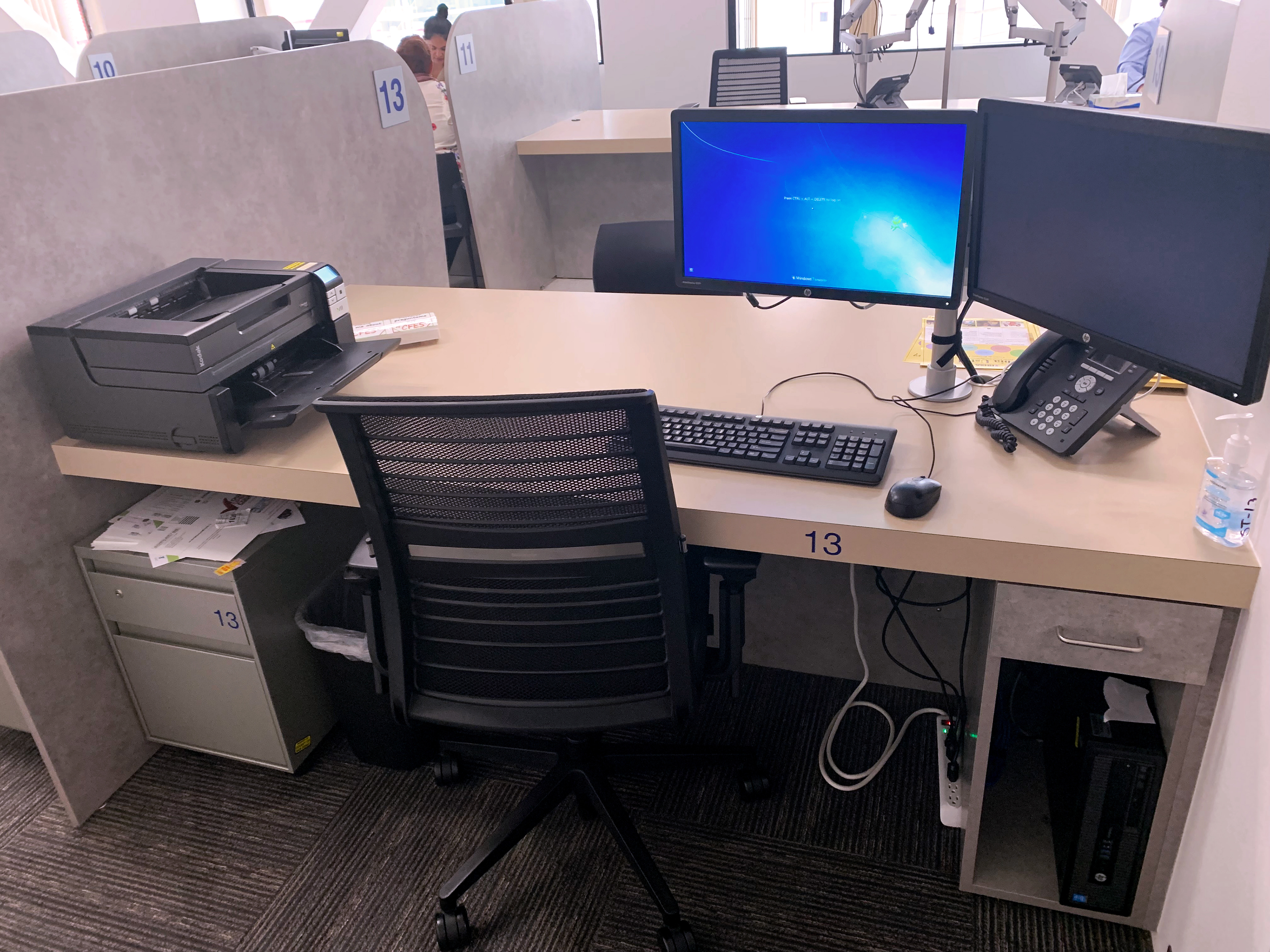 Typical Interview Work Station | San Diego