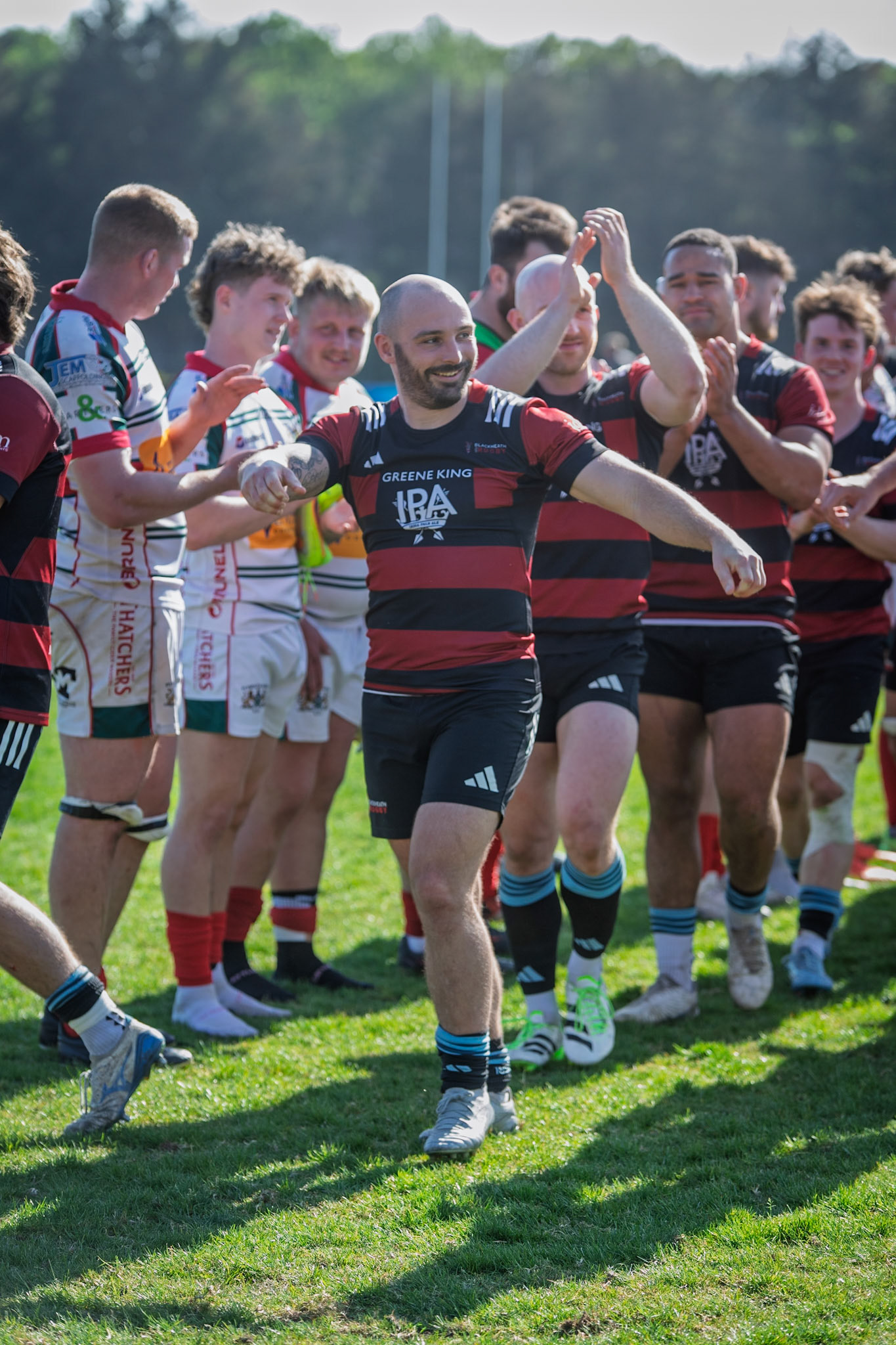 Images from the National League 1 Play-offmatch between Blackheath RFC v Plymouth Albion RFC at The Utilita , London on 09/05/2026
