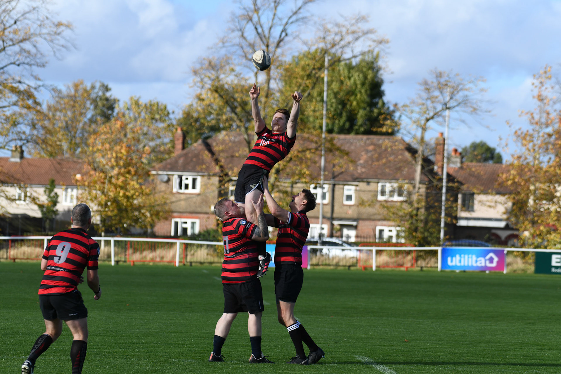 Images from the charity rugby match between TRN Partners v Members at The Utilita , London on 01/11/2025