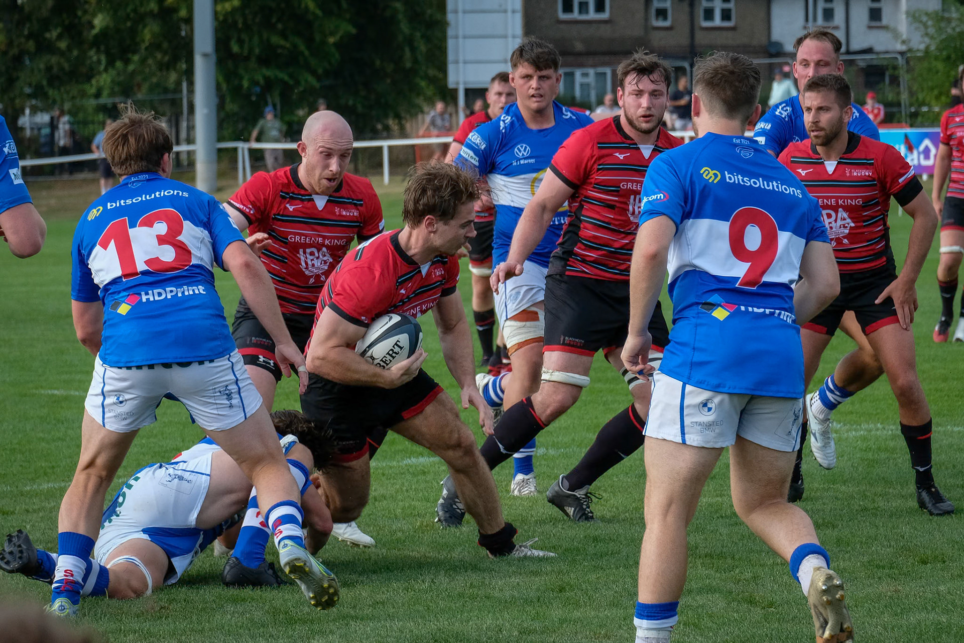 Images from the National League 1 match between Blackheath RFC v Bishops Stortford RFC at The Utilita , London on 09/09/2023