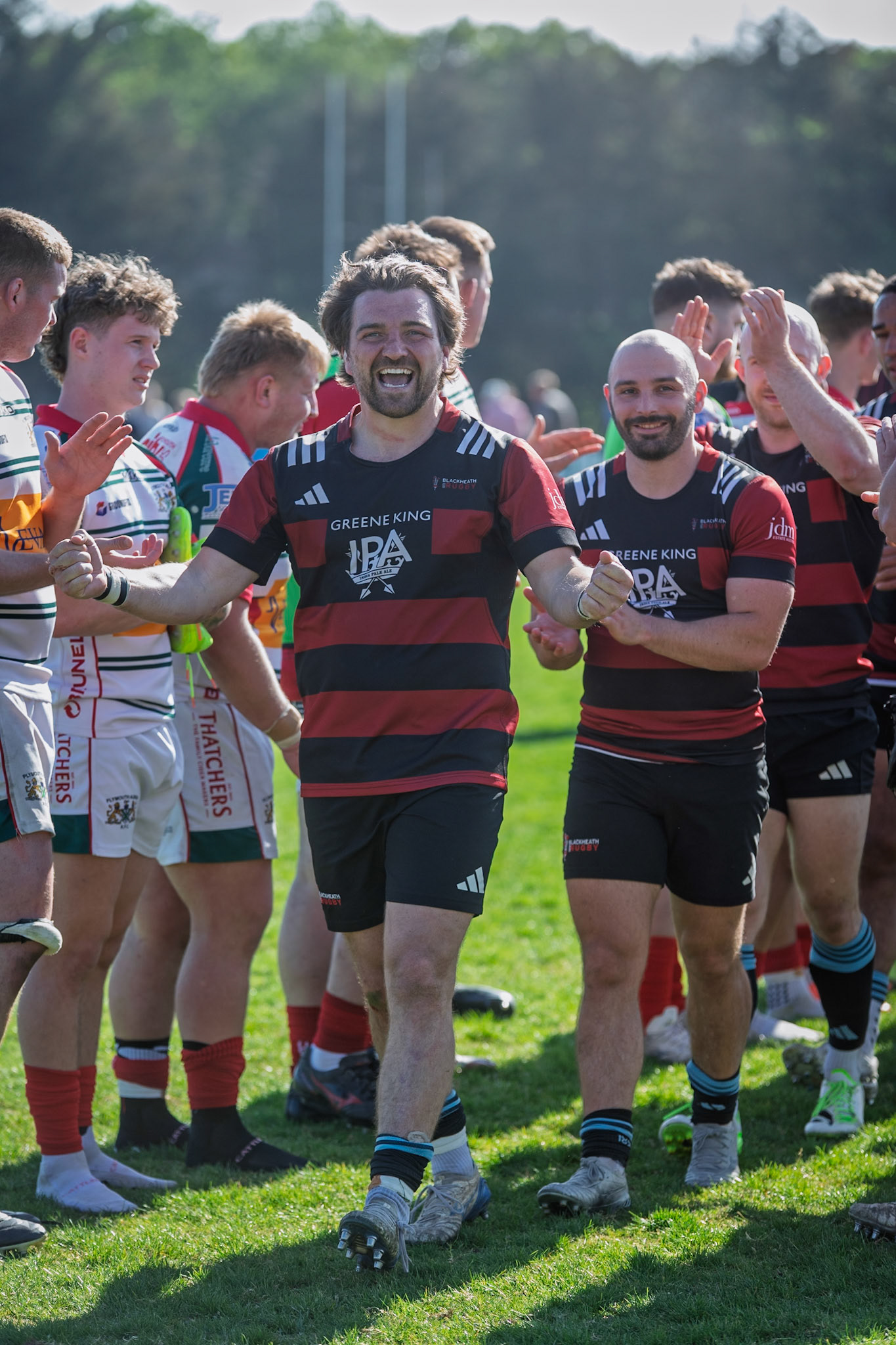 Images from the National League 1 Play-offmatch between Blackheath RFC v Plymouth Albion RFC at The Utilita , London on 09/05/2026