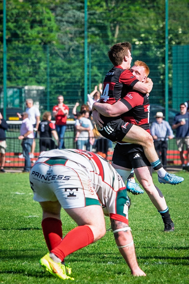 Images from the National League 1 Play-offmatch between Blackheath RFC v Plymouth Albion RFC at The Utilita , London on 09/05/2026