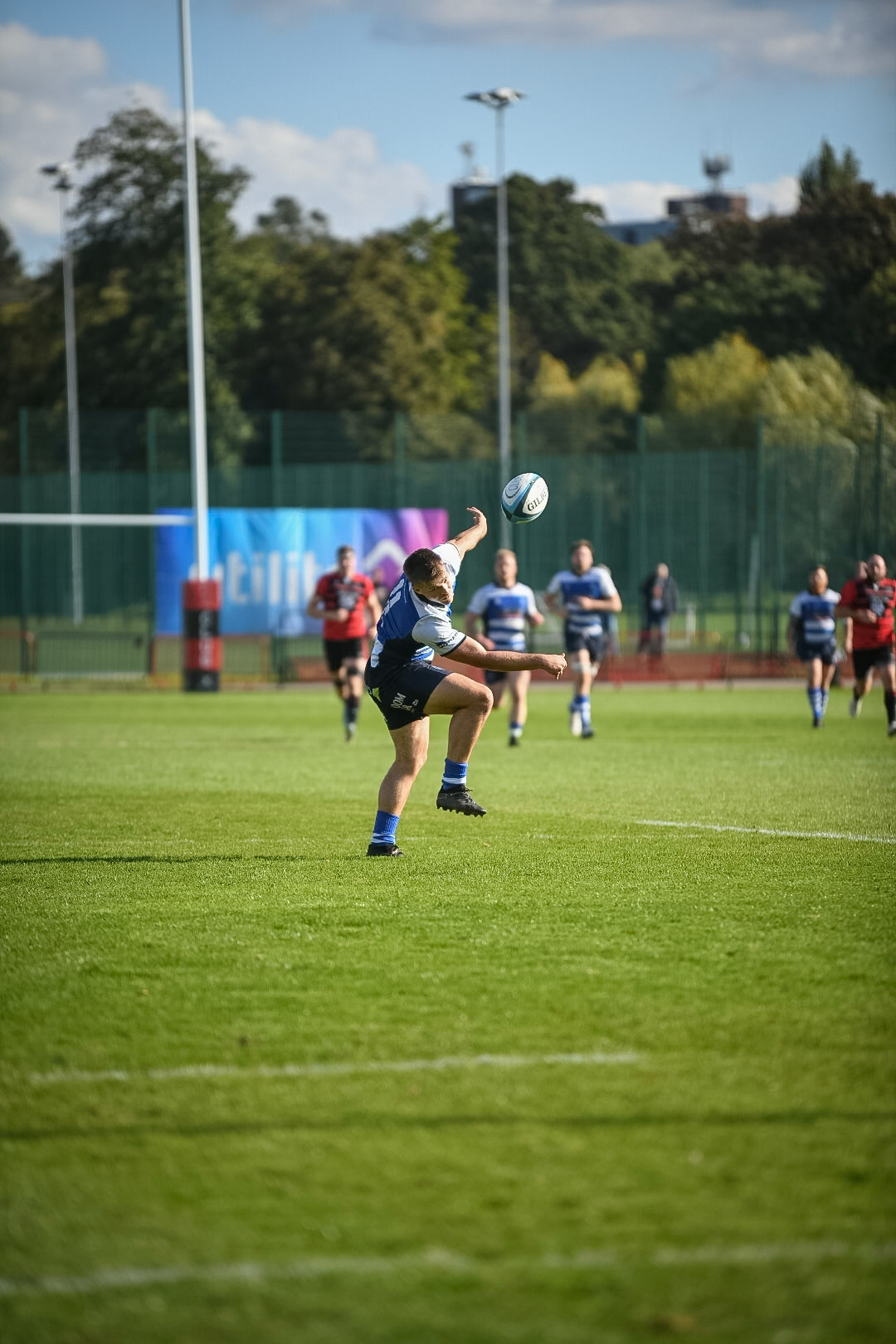 Images from the National League 1 match between Blackheath RFC v Darlington Mowden Park RFC at Westhorne Avenue / Briset Road, Westhorne Avenue, Well Hall, Royal Borough of Greenwich, London, Greater London, England, SE9 6JU, United Kingdom , London on 05/10/2024