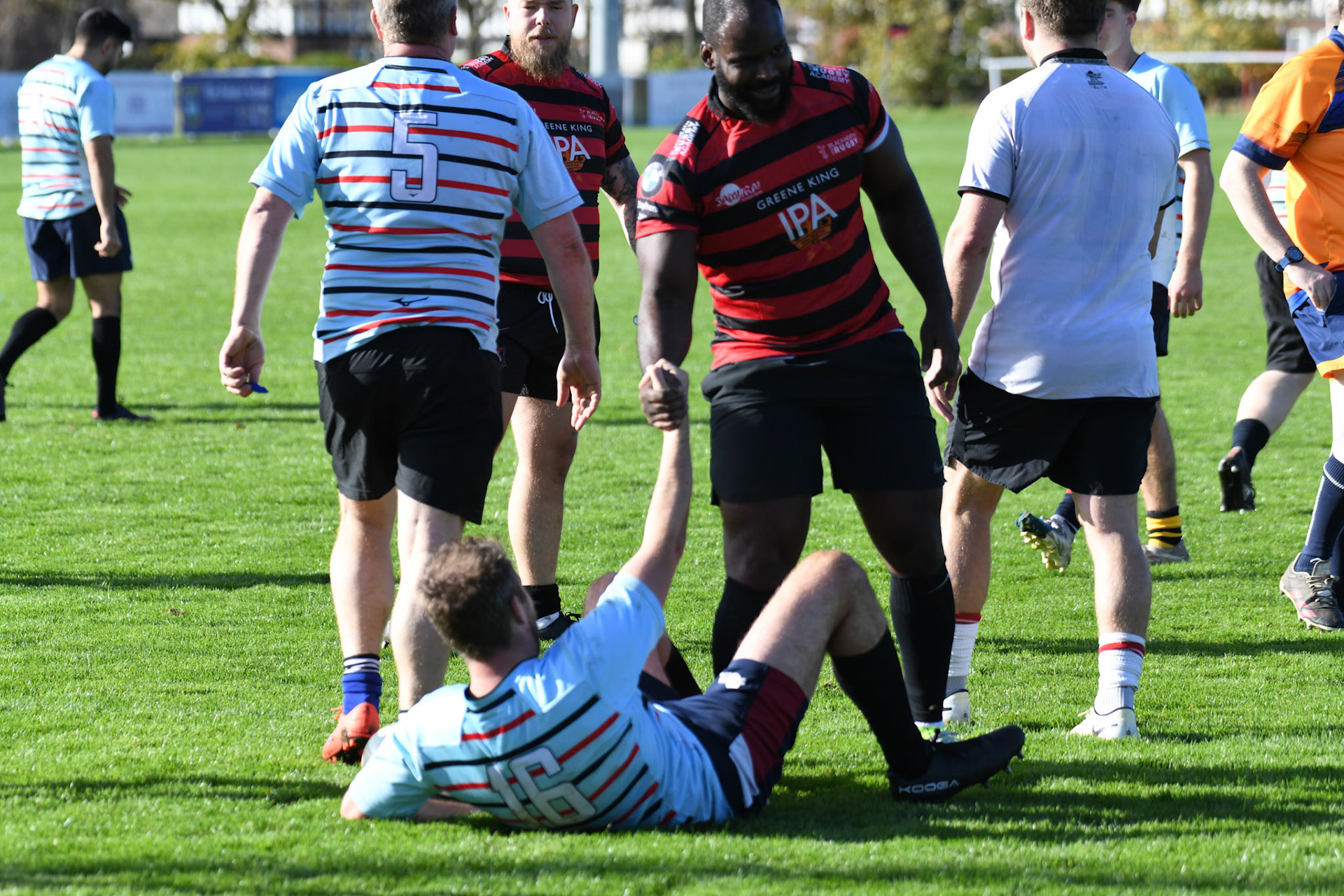 Images from the charity rugby match between TRN Partners v Members at The Utilita , London on 01/11/2025