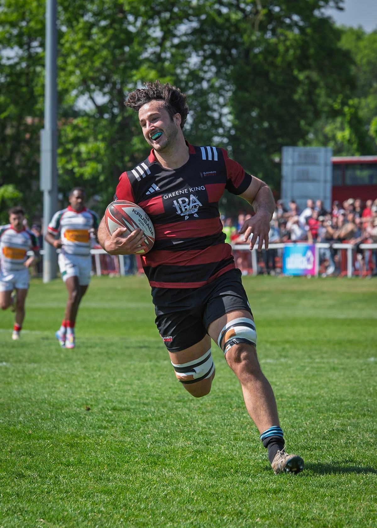 Images from the National League 1 Play-offmatch between Blackheath RFC v Plymouth Albion RFC at The Utilita , London on 09/05/2026