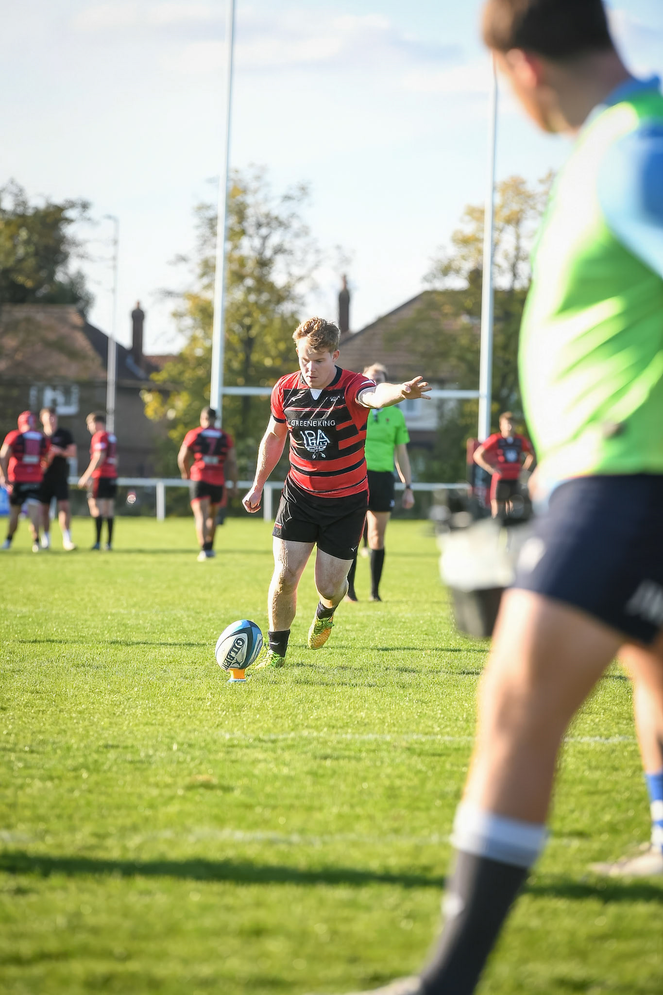 Images from the National League 1 match between Blackheath RFC v Darlington Mowden Park RFC at Westhorne Avenue, Well Hall, Royal Borough of Greenwich, London, Greater London, England, SE9 6JU, United Kingdom , London on 05/10/2024
