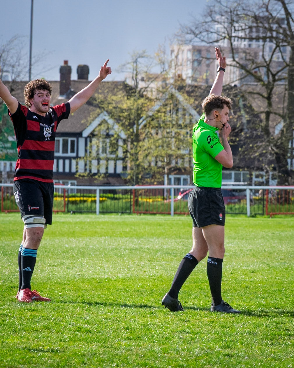 Images from the National League 1 match between Blackheath RFC v Sale RFC at The Utilita , London on 11/04/2026