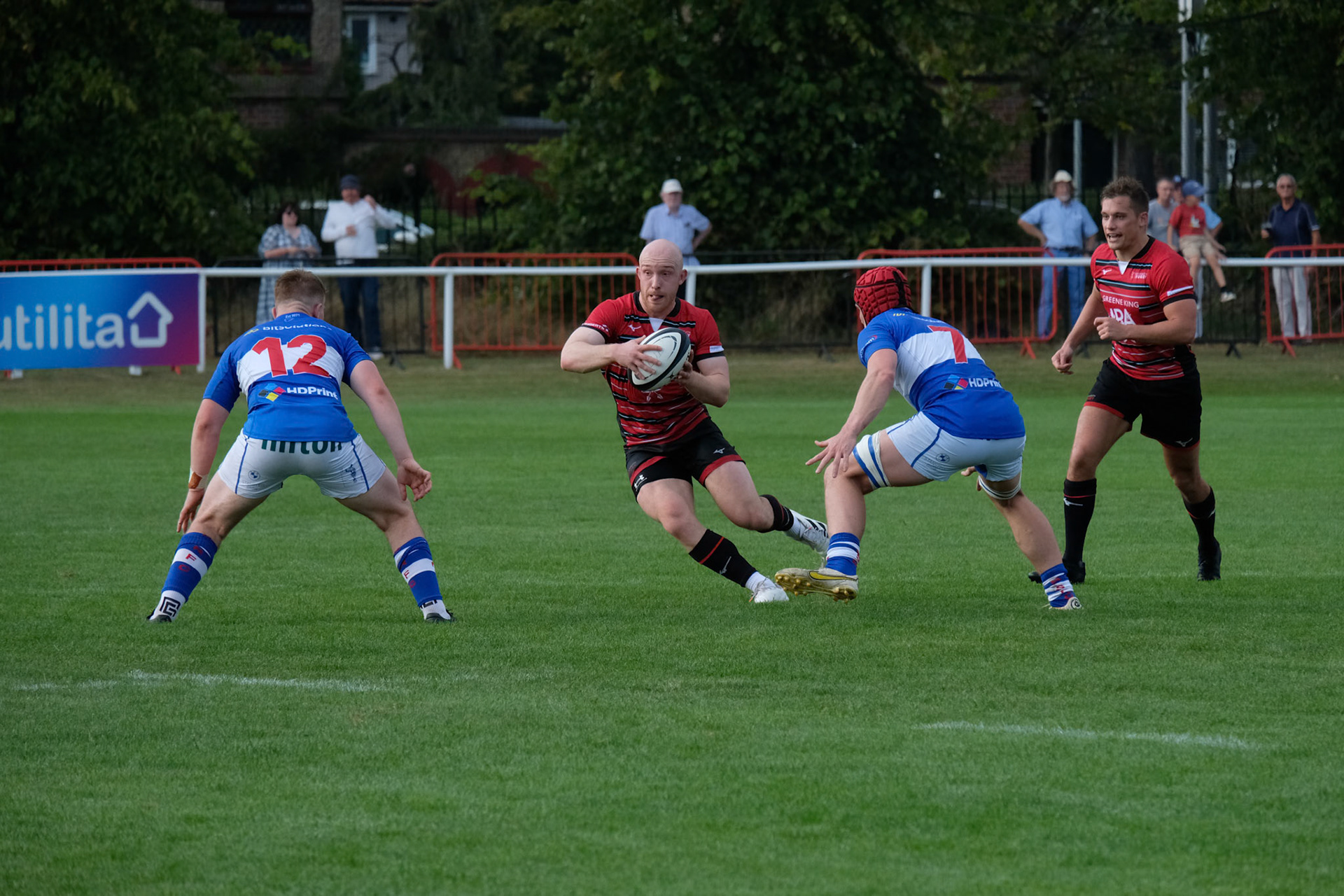 Images from the National League 1 match between Blackheath RFC v Bishops Stortford RFC at The Utilita , London on 09/09/2023