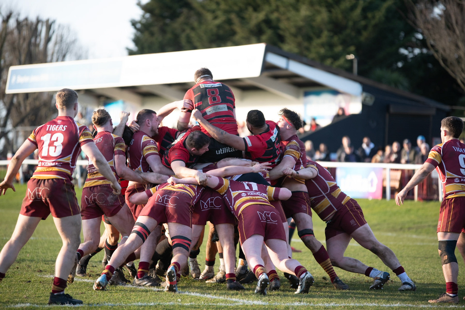 Images from the National League 1 match between Blackheath RFC v Sedgeley Park RFC at Kidbrooke Lane, Eltham Park, Well Hall, Royal Borough of Greenwich, London, Greater London, England, SE9 6TD, United Kingdom , London on 01/03/2025