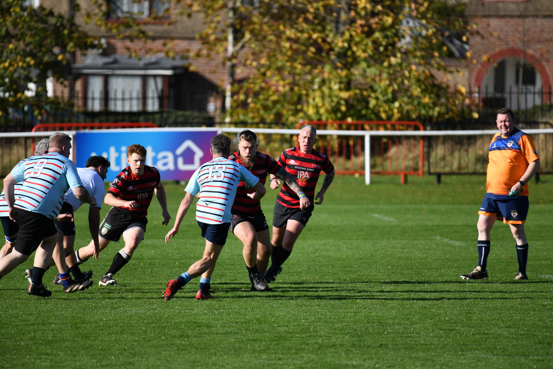 Images from the charity rugby match between TRN Partners v Members at The Utilita , London on 01/11/2025