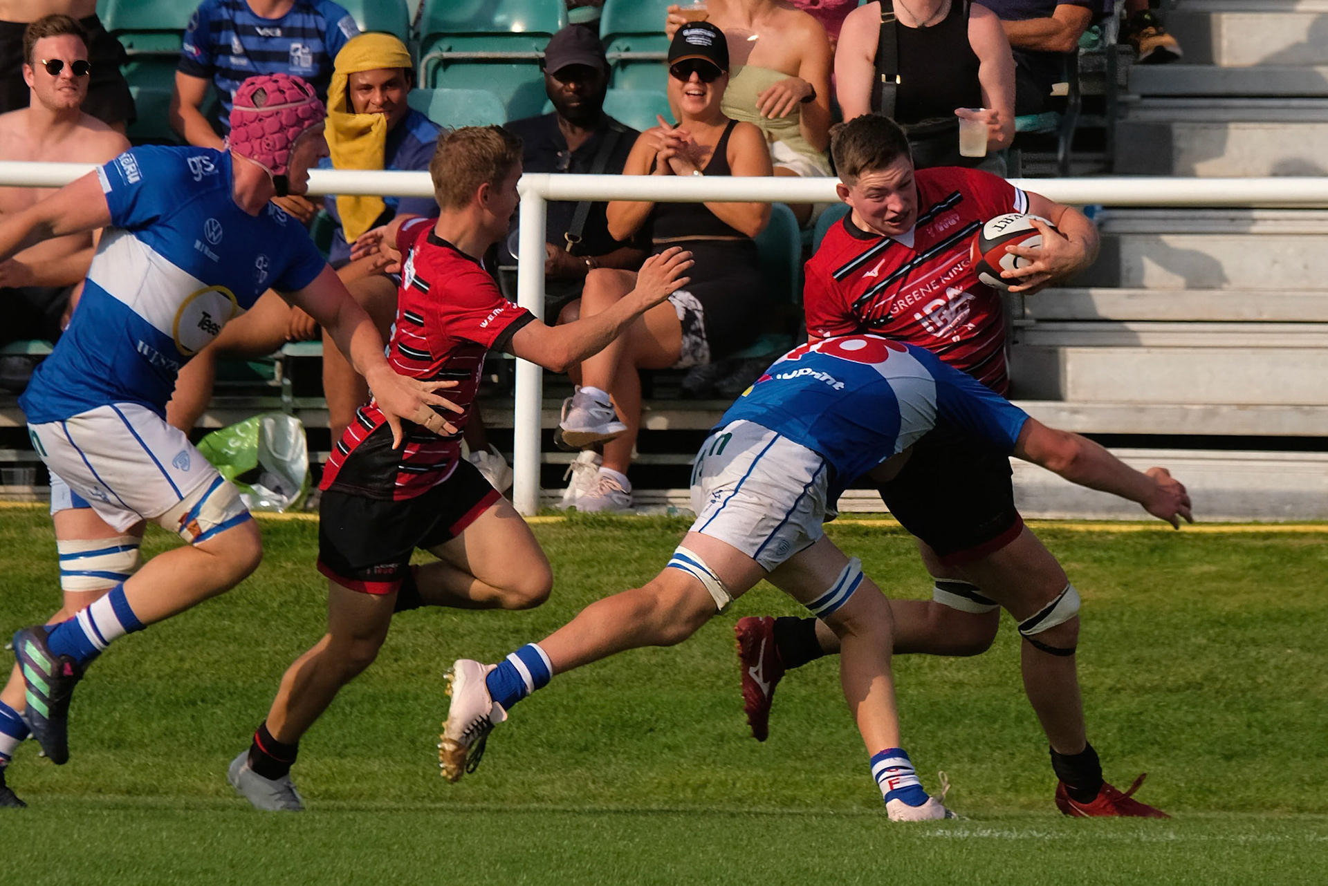 Images from the National League 1 match between Blackheath RFC v Bishops Stortford RFC at The Utilita , London on 09/09/2023
