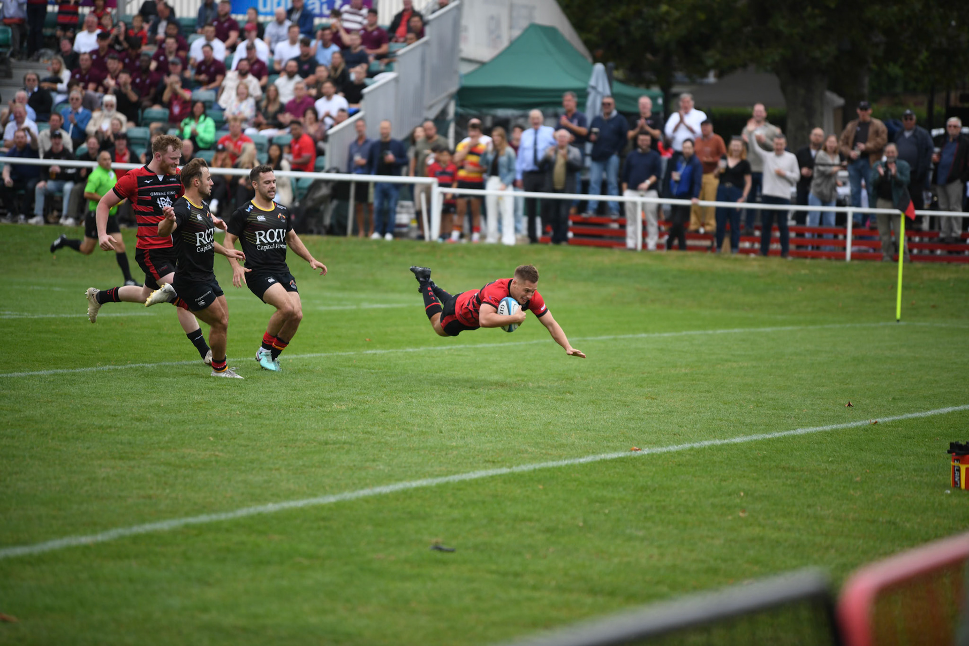 Images from the National League 1 match between Blackheath RFC v Richmond RFC at The Utilita , London on 07/09/2024