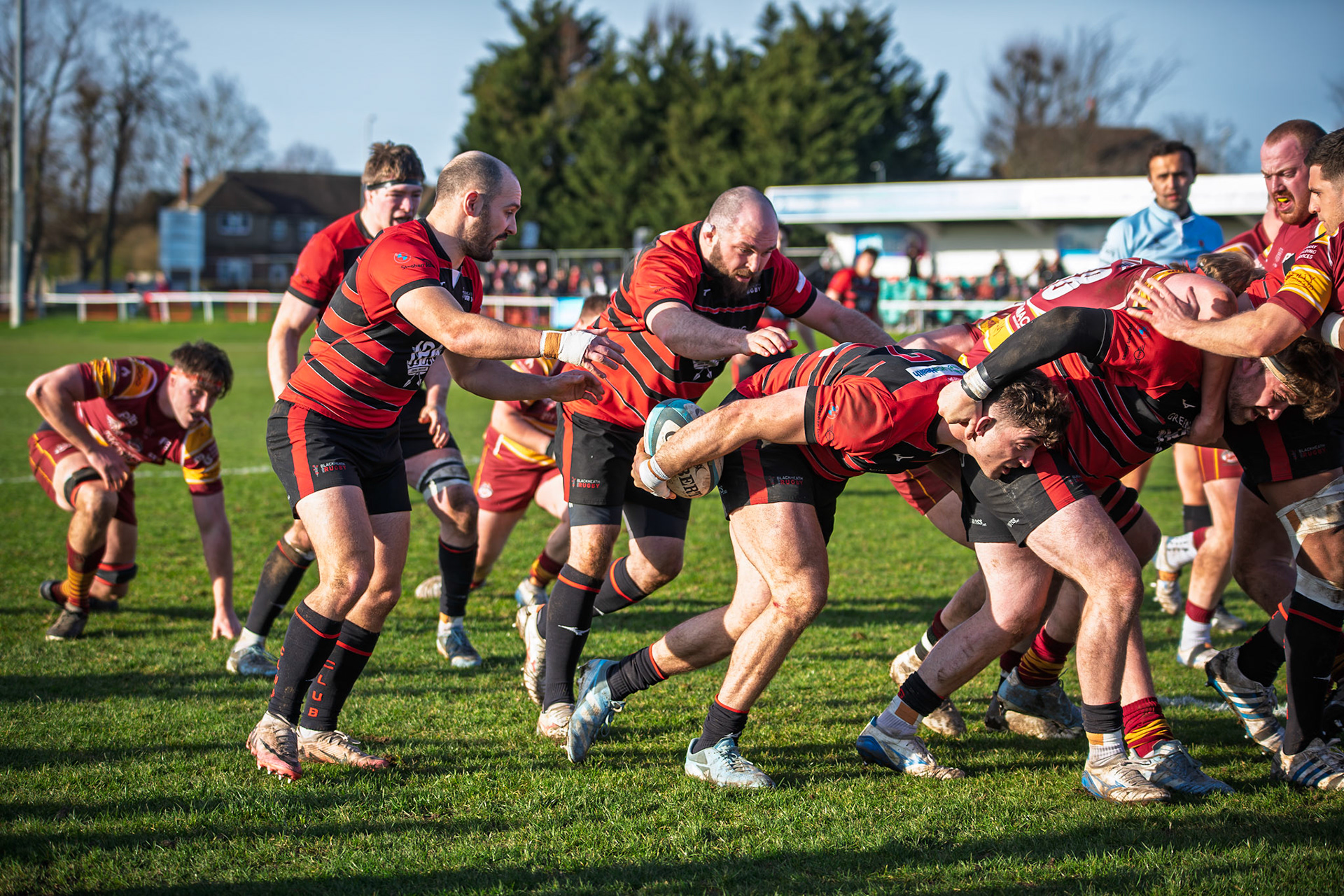 Images from the National League 1 match between Blackheath RFC v Sedgeley Park RFC at The Utilita , London on 01/03/2025