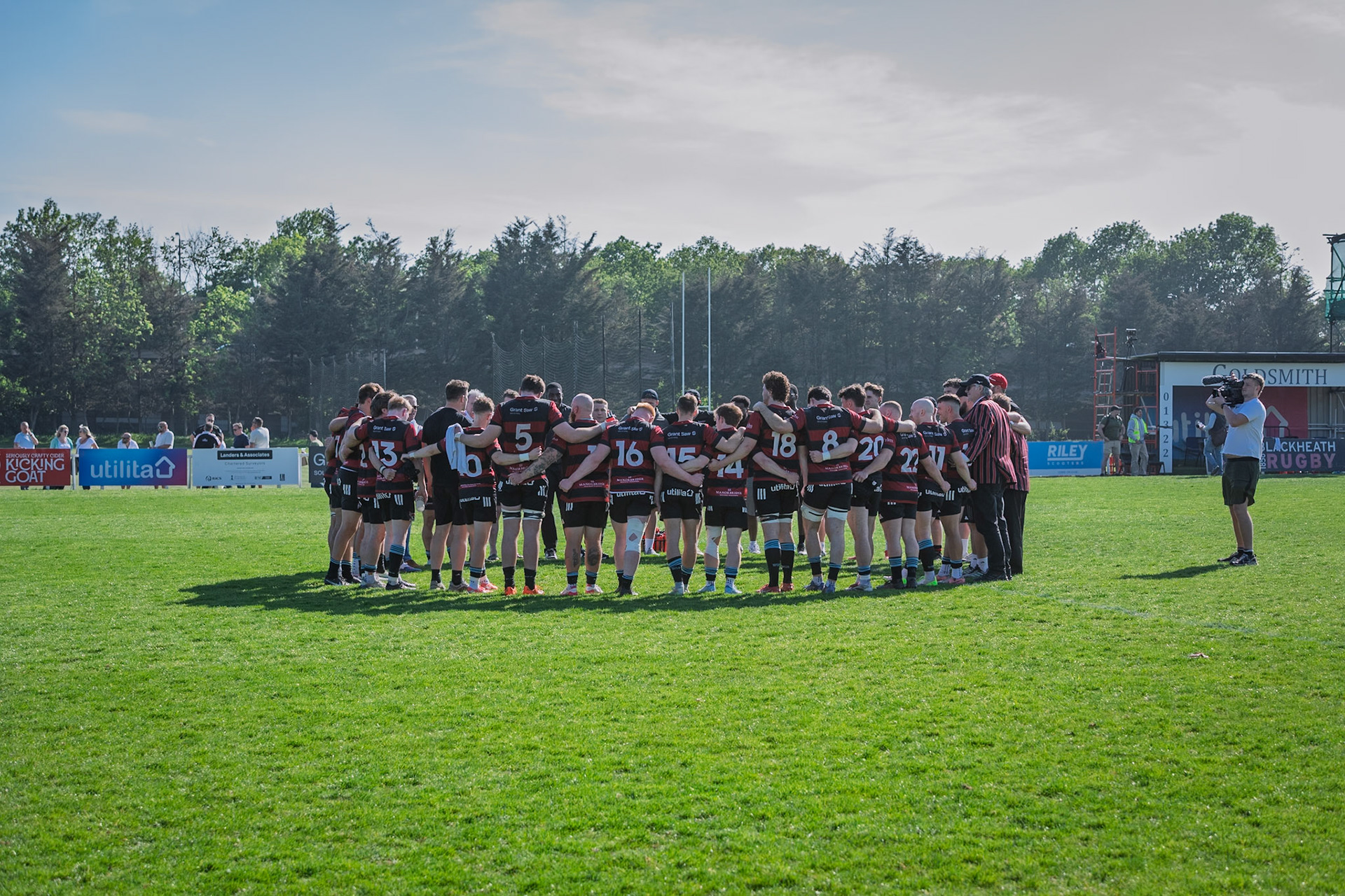 Images from the National League 1 Play-offmatch between Blackheath RFC v Plymouth Albion RFC at The Utilita , London on 09/05/2026