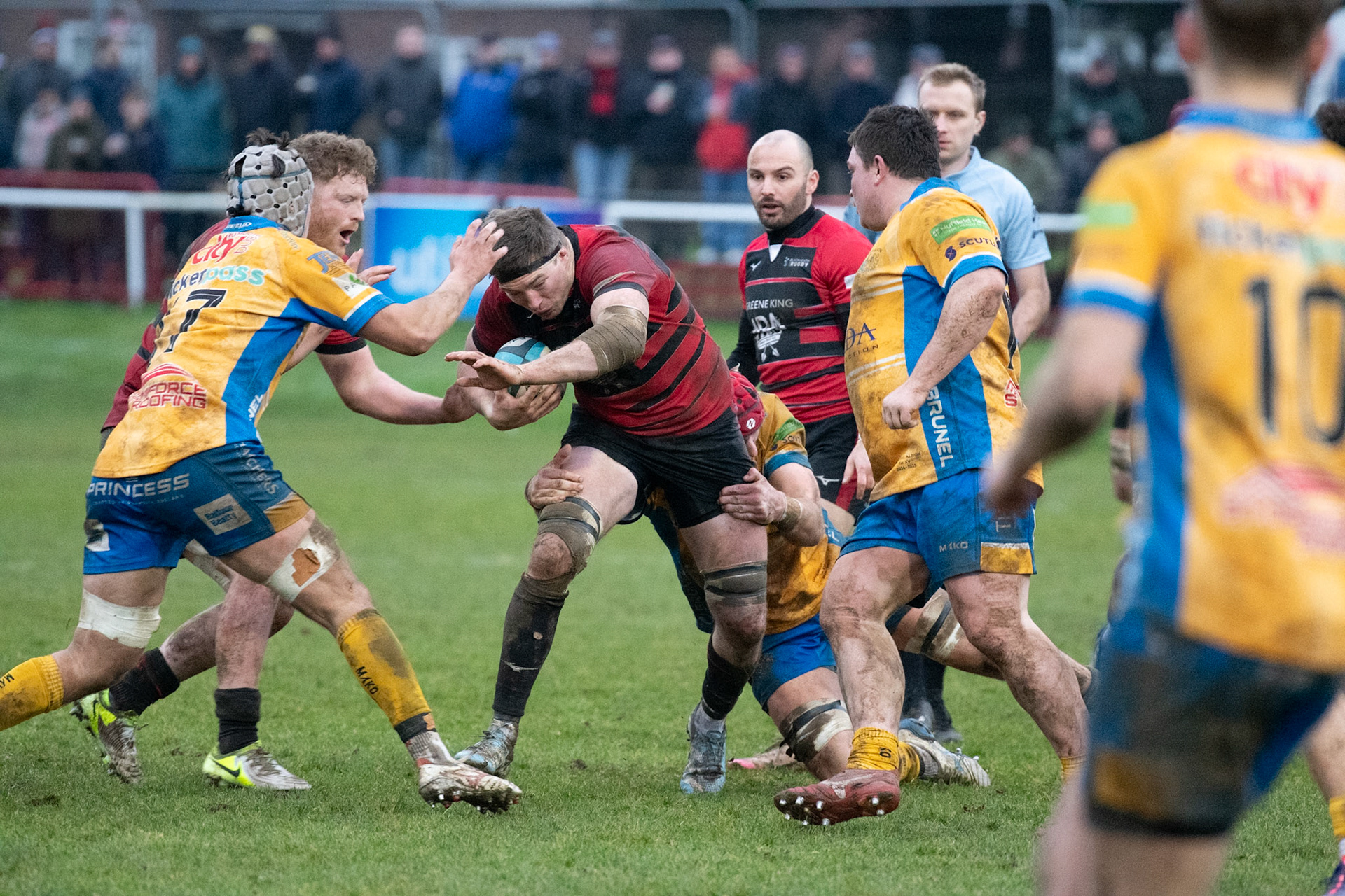 Images from the National League 1 match between Blackheath RFC v BPlymouth Albion RFC at The Utilita , London on 08/02/2025