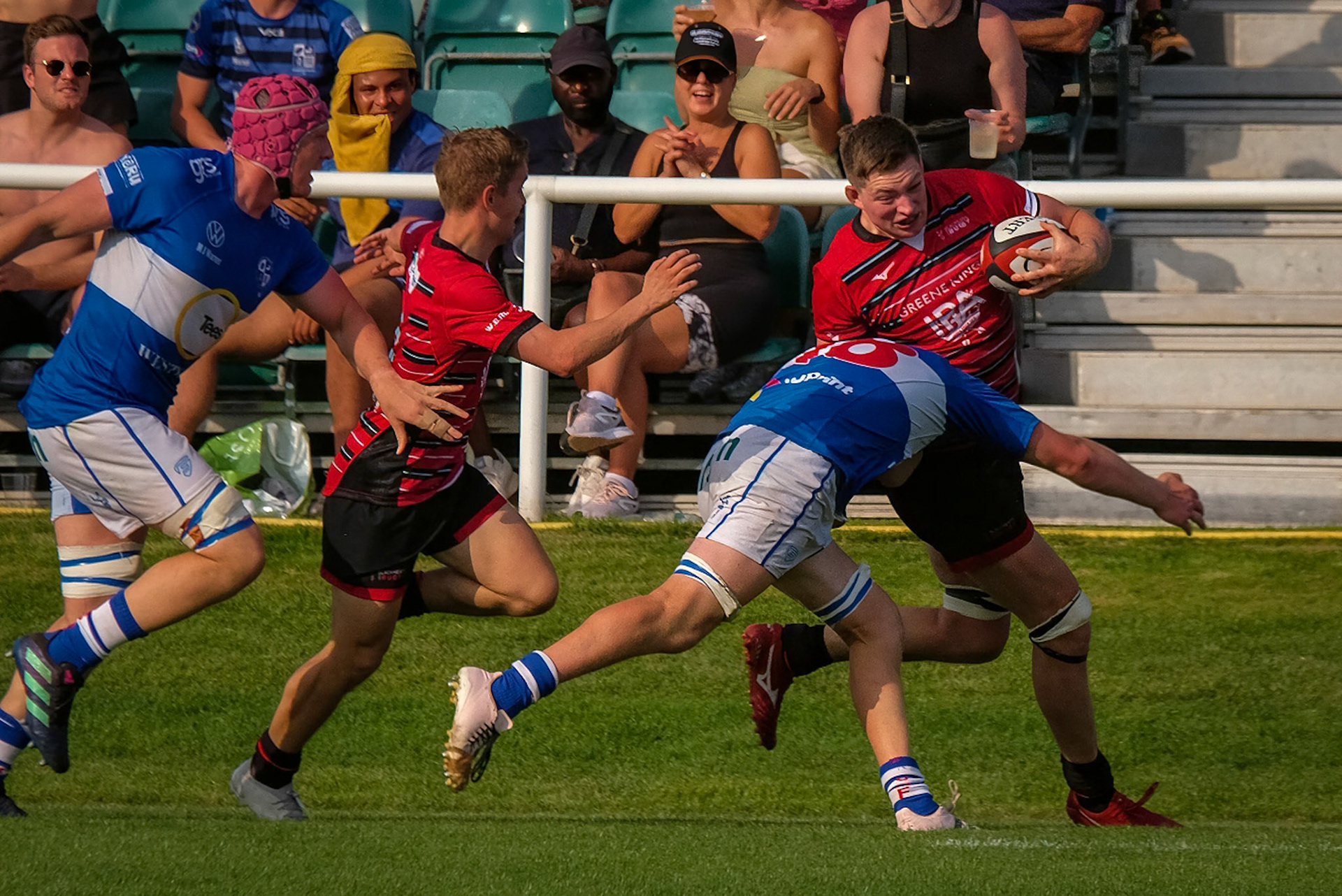Images from the National League 1 match between Blackheath RFC v Bishops Stortford RFC at The Utilita , London on 09/09/2023