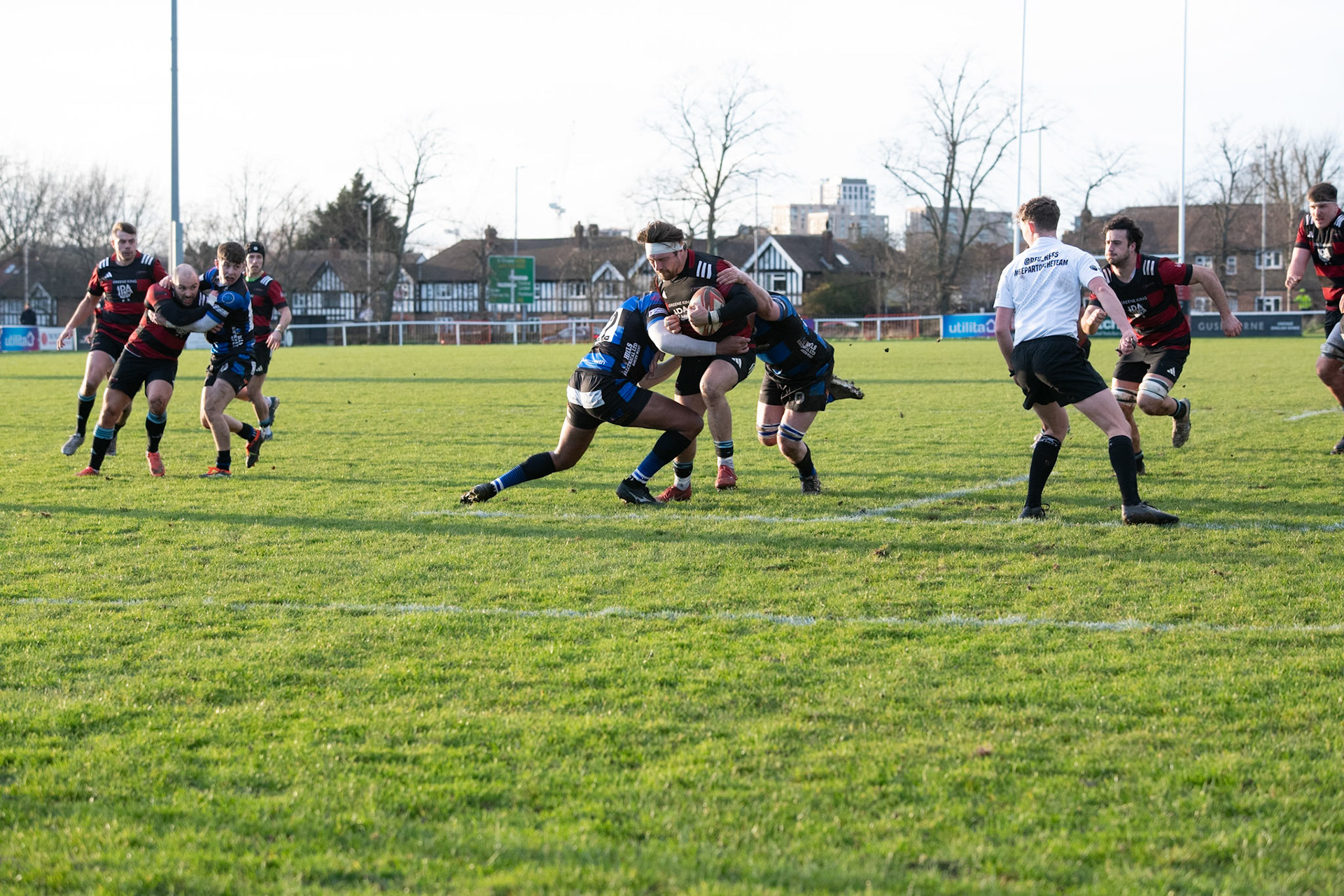 Images from the National League 1 match between Blackheath Rugby v Dings Crusaders RFC at The Utilita , London on 24/01/2026