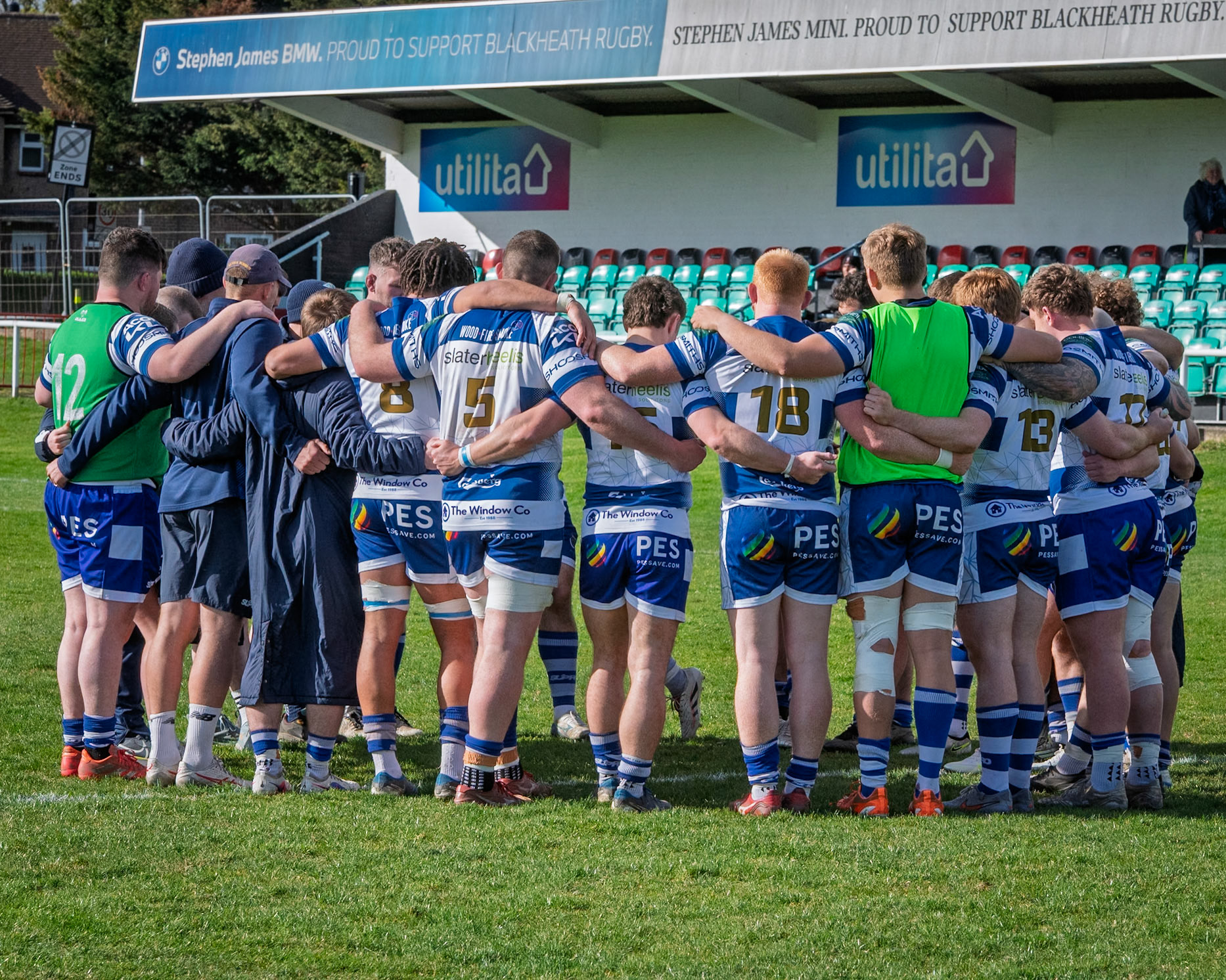 Images from the National League 1 match between Blackheath RFC v Sale RFC at The Utilita , London on 11/04/2026