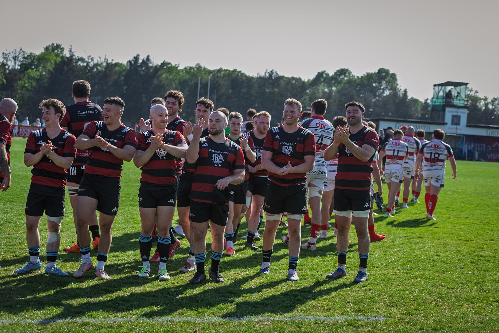 Images from the National League 1 Play-offmatch between Blackheath RFC v Plymouth Albion RFC at The Utilita , London on 09/05/2026