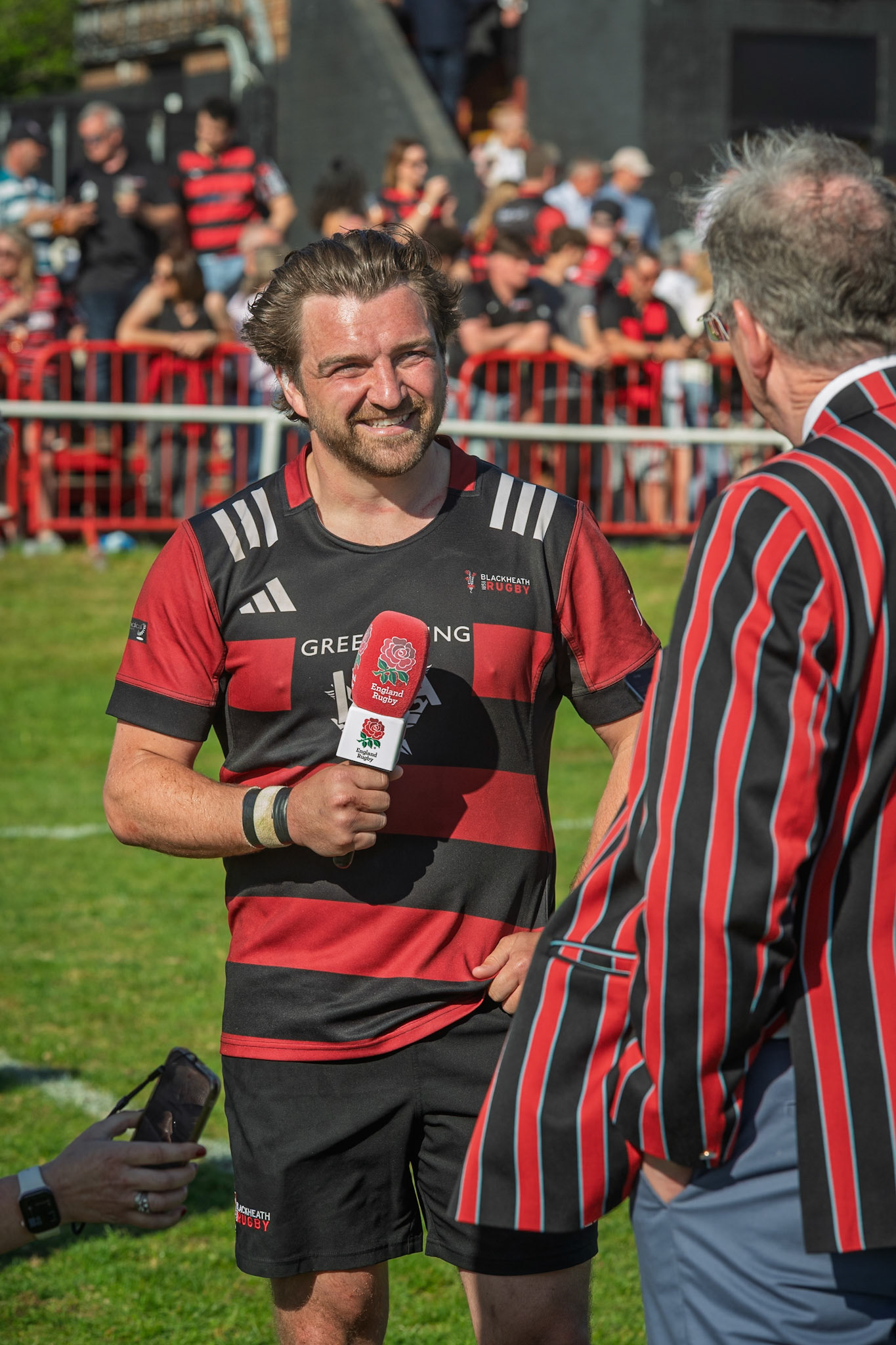 Images from the National League 1 Play-offmatch between Blackheath RFC v Plymouth Albion RFC at The Utilita , London on 09/05/2026