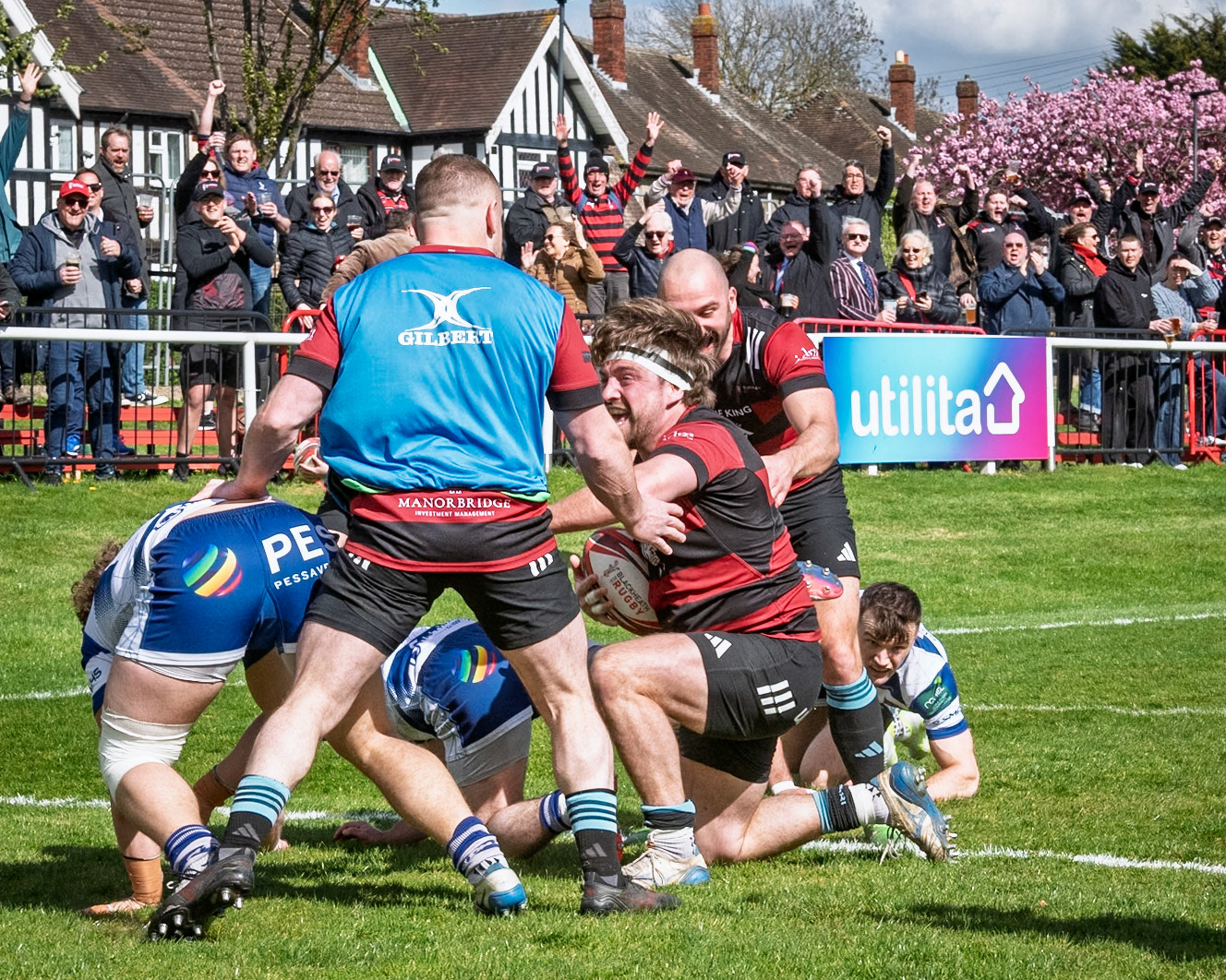 Images from the National League 1 match between Blackheath RFC v Sale RFC at The Utilita , London on 11/04/2026