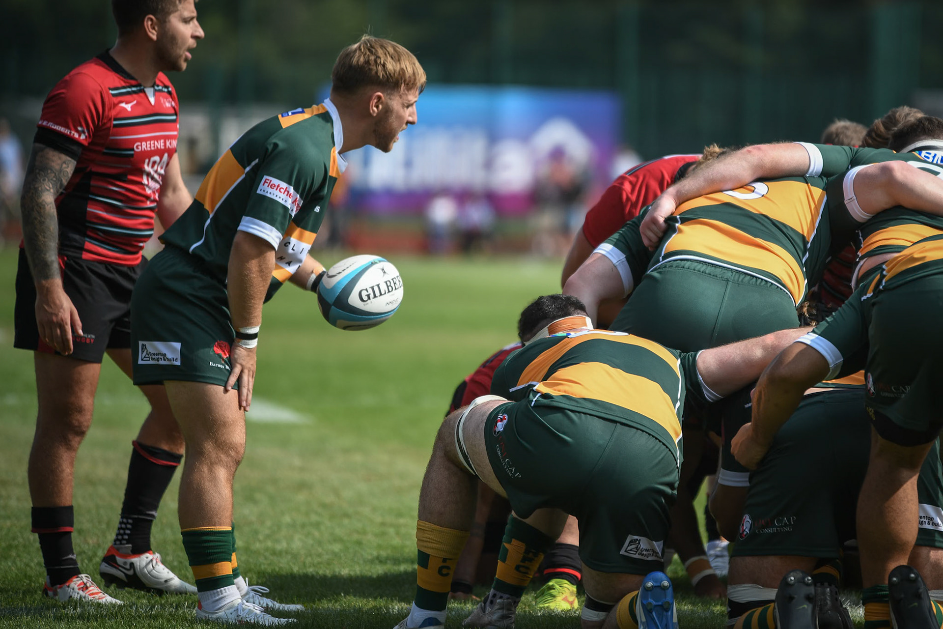 Images from the National League 1 match between Blackheath RFC v Barnes RFC at The Utilita , London on 17/08/2024