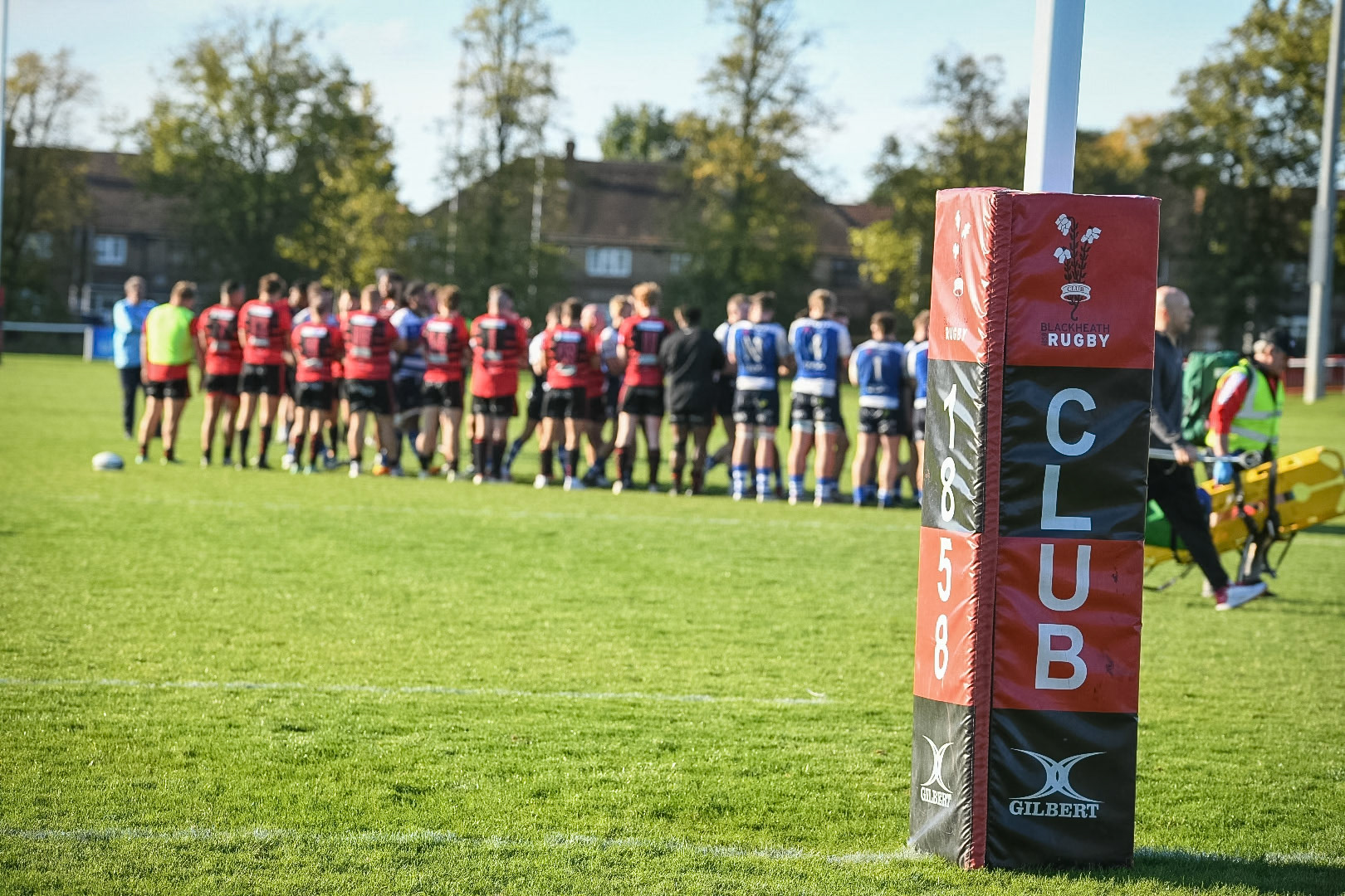 Images from the National League 1 match between Blackheath RFC v Darlington Mowden Park RFC at Westhorne Avenue, Well Hall, Royal Borough of Greenwich, London, Greater London, England, SE9 6JU, United Kingdom , London on 05/10/2024