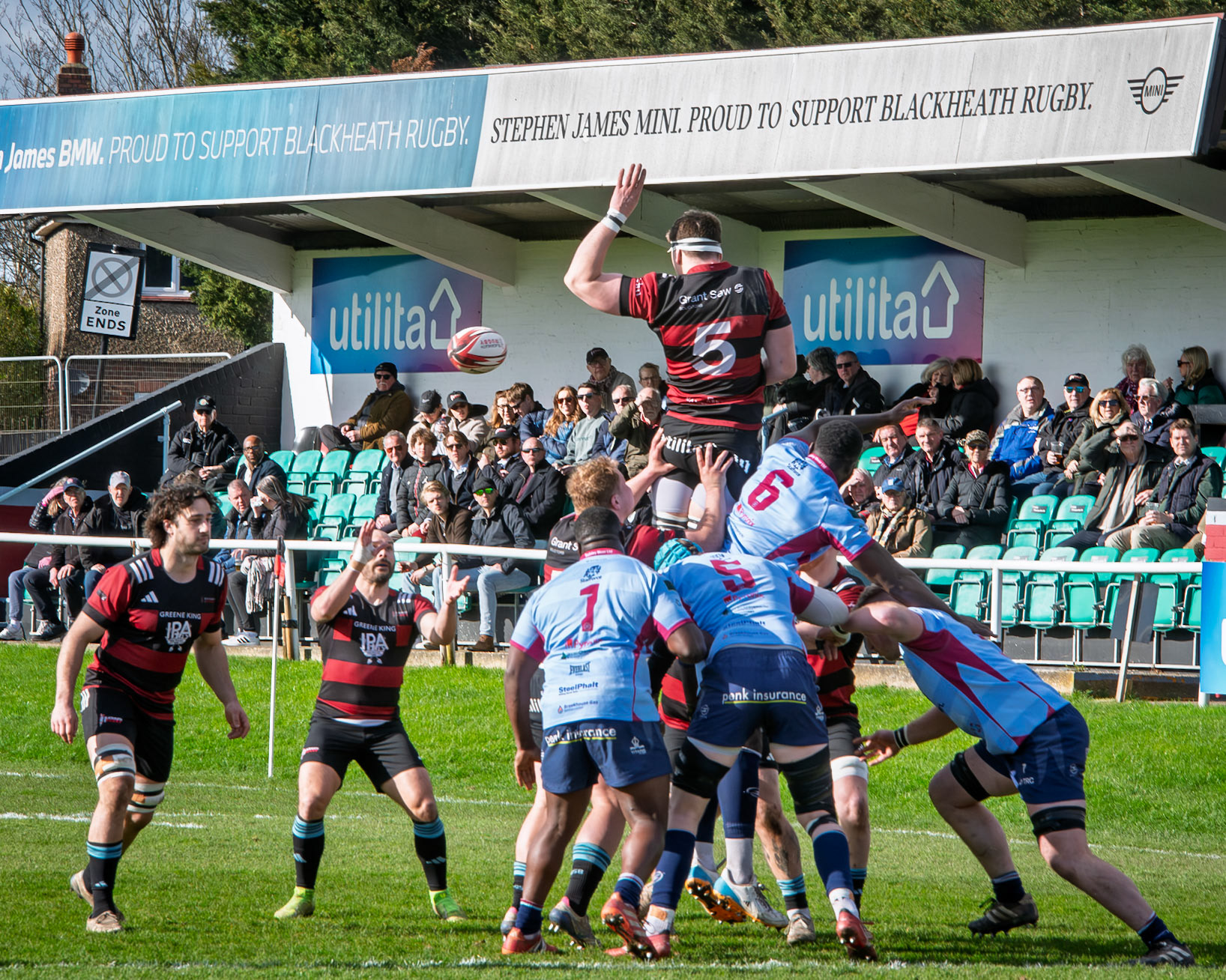 Images from the National League 1 match between Blackheath RFC v Rotherham Titans RFC at The Utilita , London on 14/03/2026