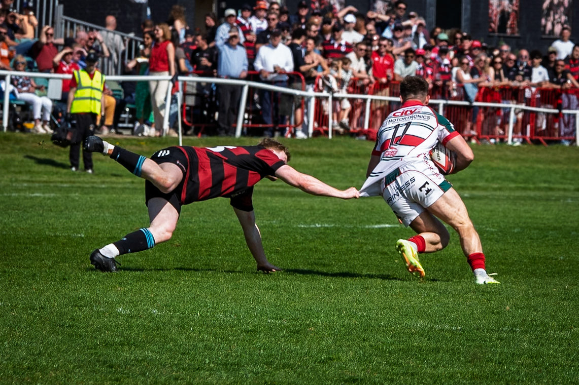 Images from the National League 1 Play-offmatch between Blackheath RFC v Plymouth Albion RFC at The Utilita , London on 09/05/2026