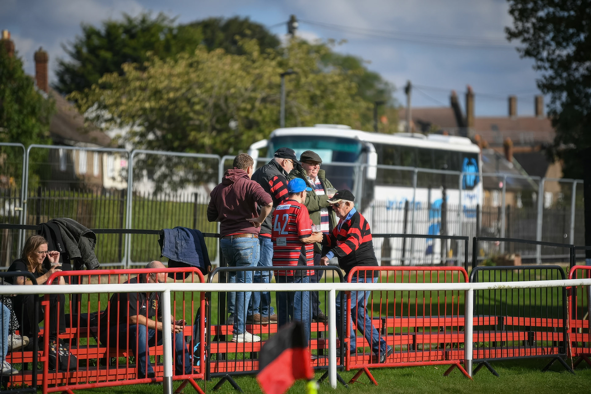 Images from the National League 1 match between Blackheath RFC v Darlington Mowden Park RFC at Westhorne Avenue, Well Hall, Royal Borough of Greenwich, London, Greater London, England, SE9 6JU, United Kingdom , London on 05/10/2024