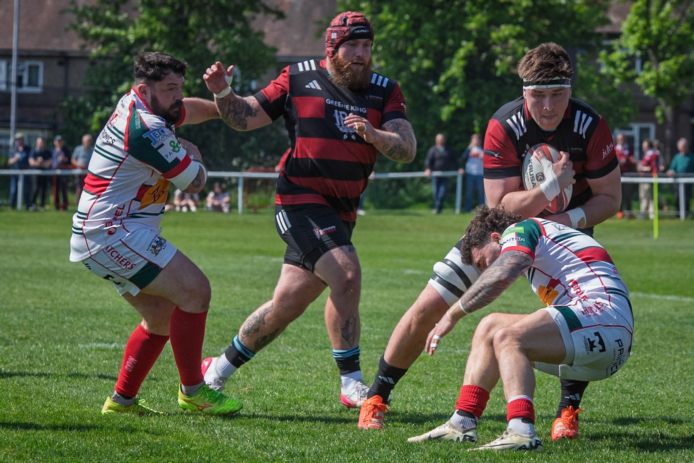 Images from the National League 1 Play-offmatch between Blackheath RFC v Plymouth Albion RFC at The Utilita , London on 09/05/2026