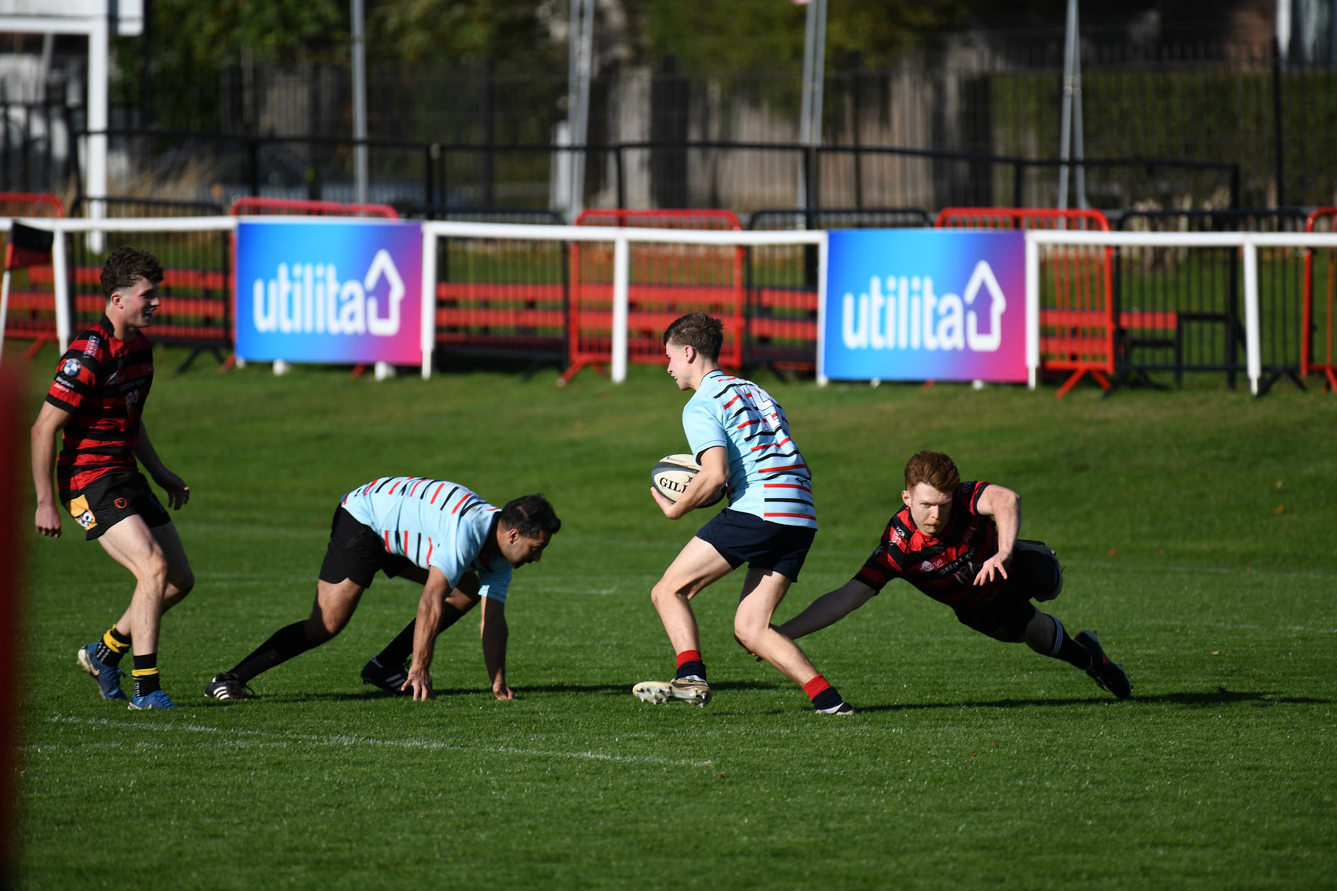 Images from the charity rugby match between TRN Partners v Members at The Utilita , London on 01/11/2025