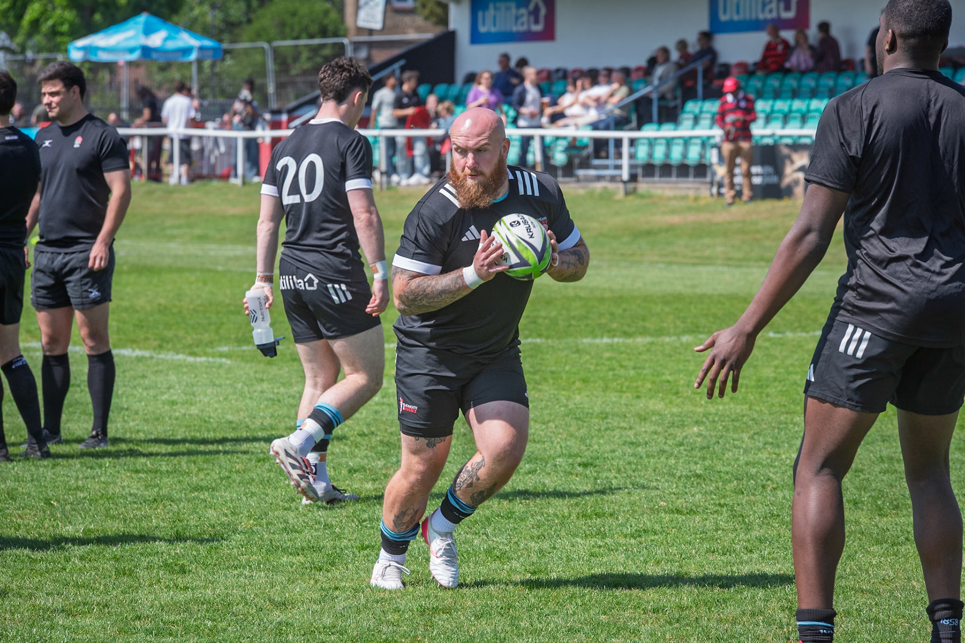 Images from the National League 1 Play-offmatch between Blackheath RFC v Plymouth Albion RFC at The Utilita , London on 09/05/2026