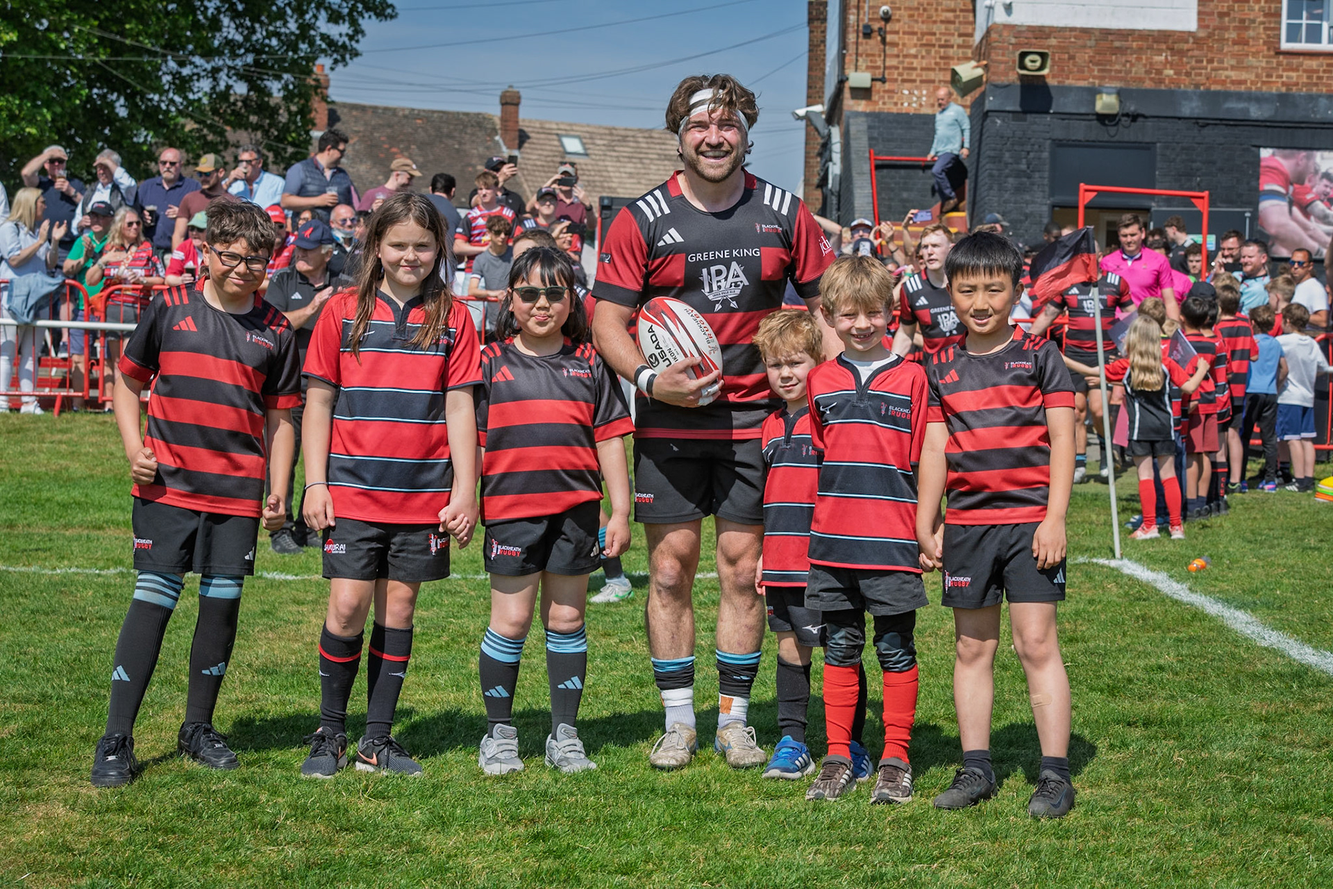 Images from the National League 1 Play-offmatch between Blackheath RFC v Plymouth Albion RFC at The Utilita , London on 09/05/2026