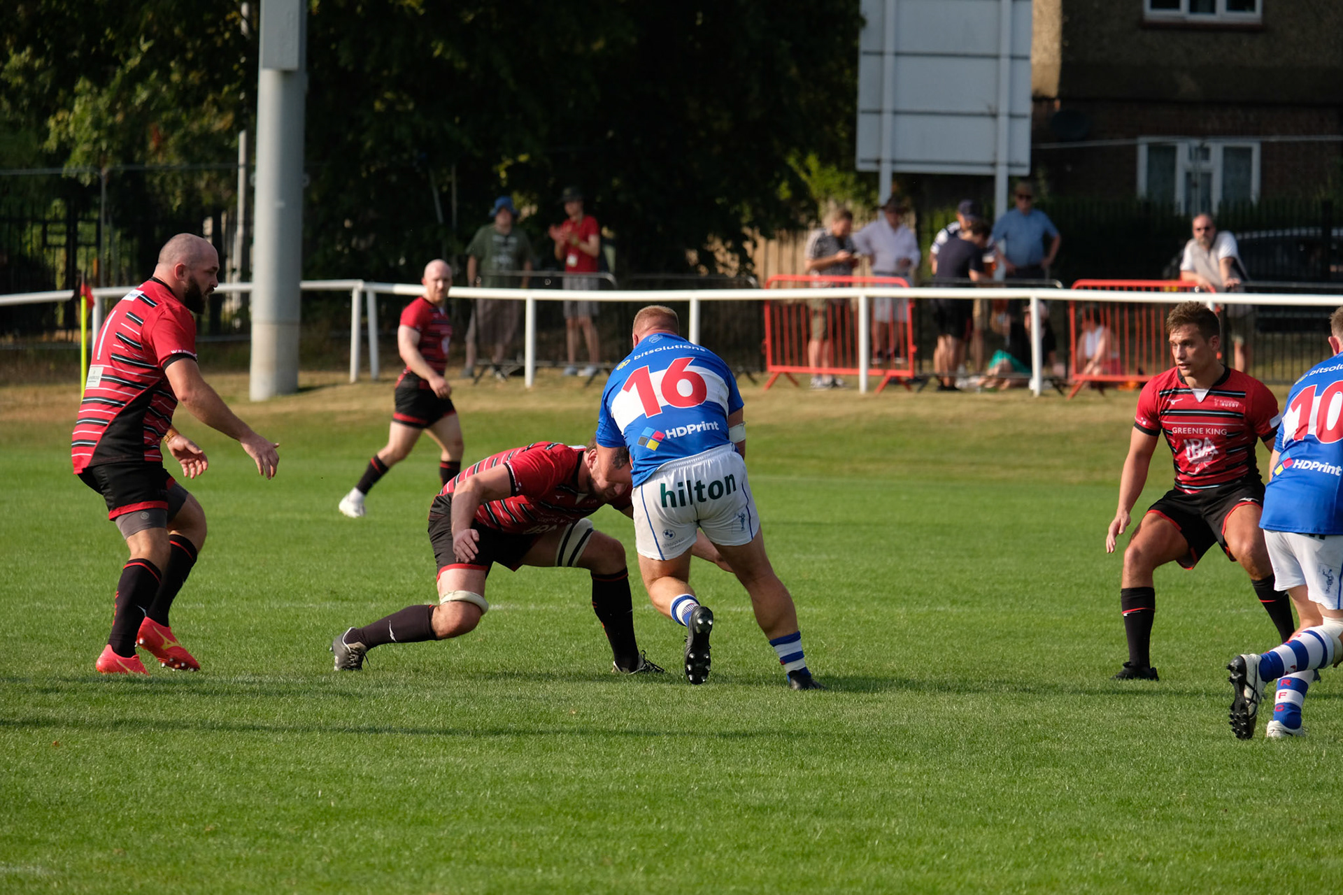 Images from the National League 1 match between Blackheath RFC v Bishops Stortford RFC at The Utilita , London on 09/09/2023