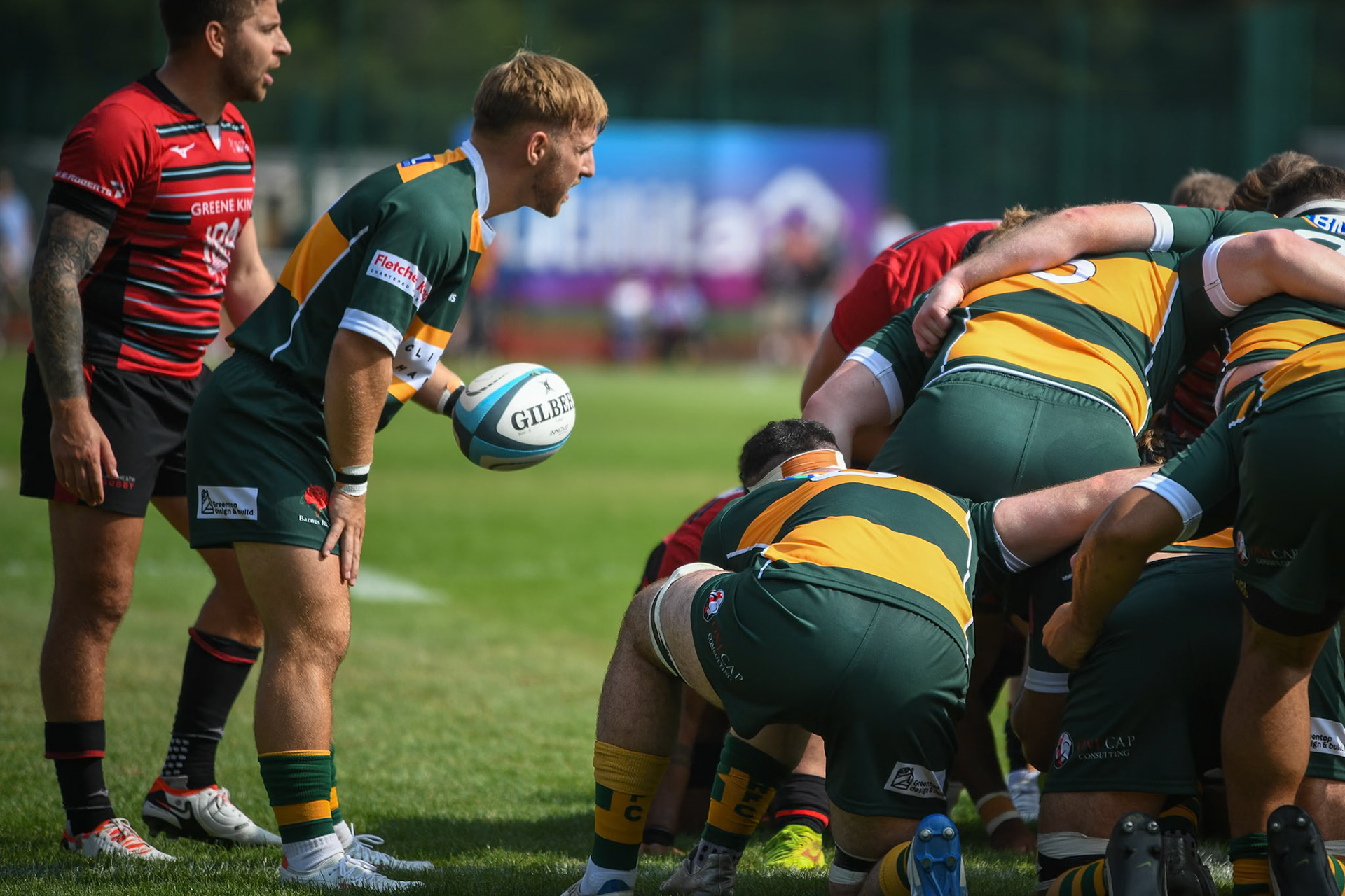 Images from the National League 1 match between Blackheath RFC v Barnes RFC at The Utilita , London on 17/08/2024