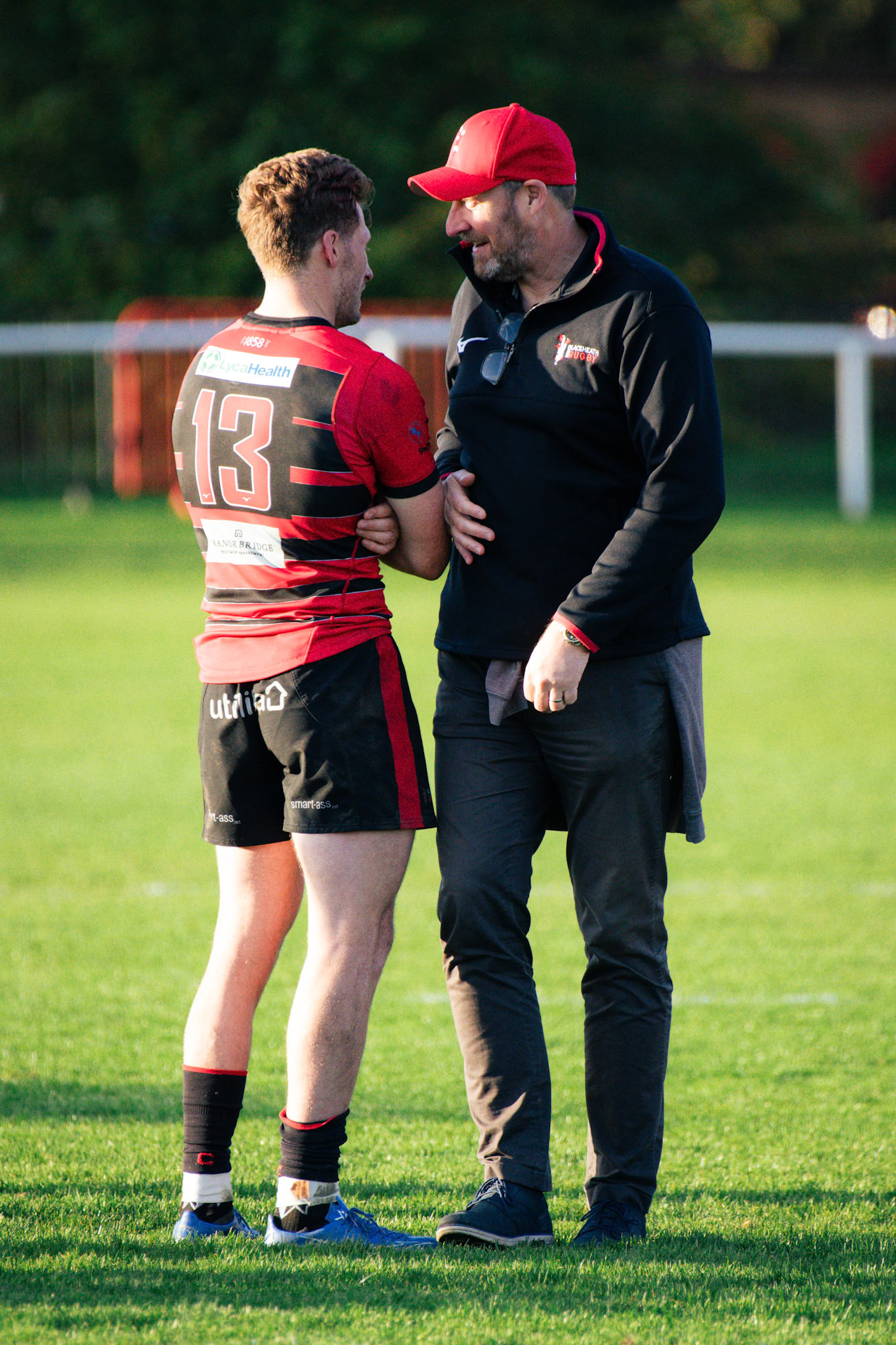 Images from the National League 1 match between Blackheath RFC v Esher RFC at Kidbrooke Lane, Eltham Park, Well Hall, Royal Borough of Greenwich, London, Greater London, England, SE9 6TD, United Kingdom , London on 19/10/2024